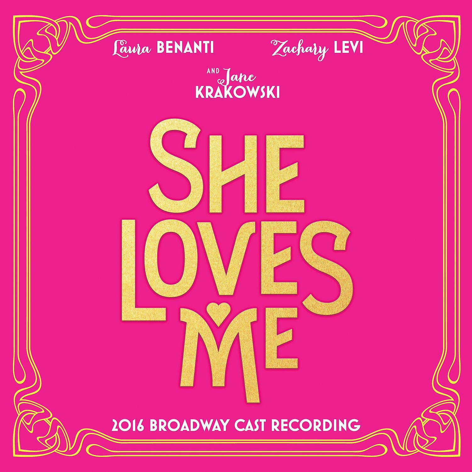 Постер альбома She Loves Me (2016 Broadway Cast Recording)