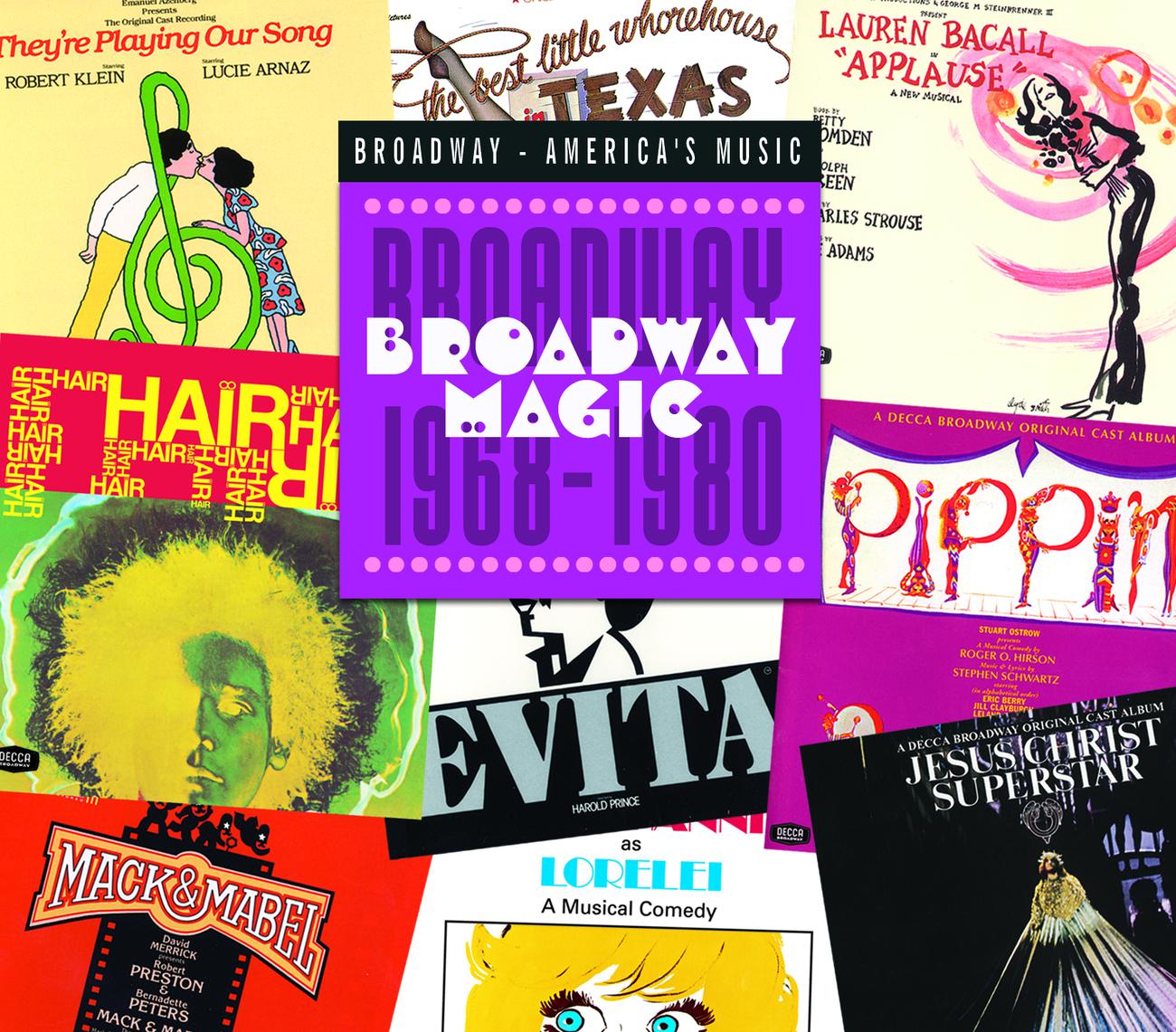 Постер альбома Broadway Magic: Broadway 1968-1980