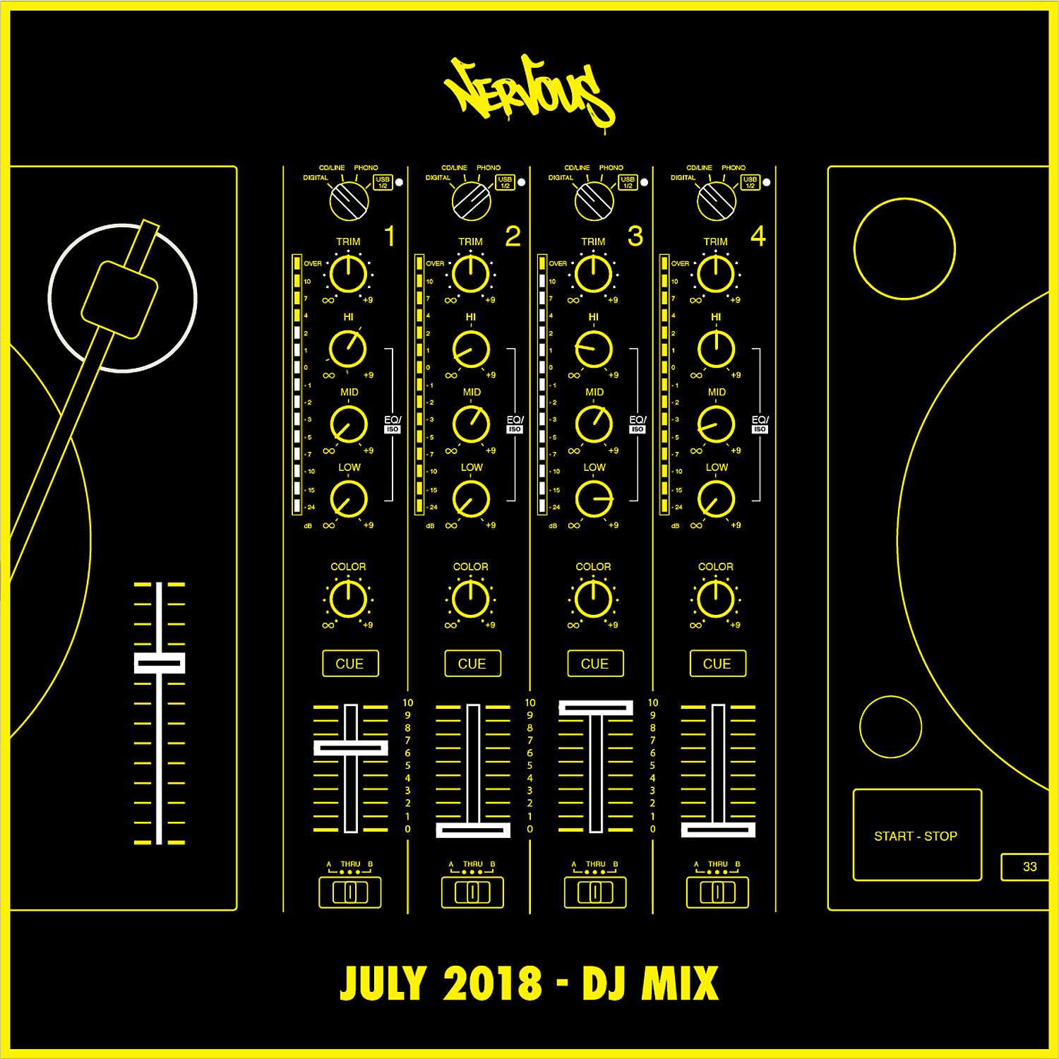 Постер альбома Nervous July 2018: DJ Mix