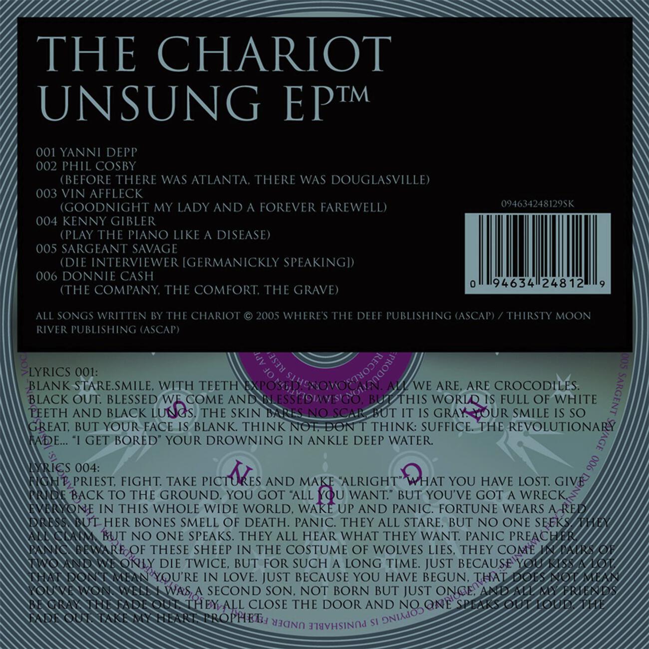 The Chariot - Vin Affleck (Goodnight My Lady and a Forever Farewell)