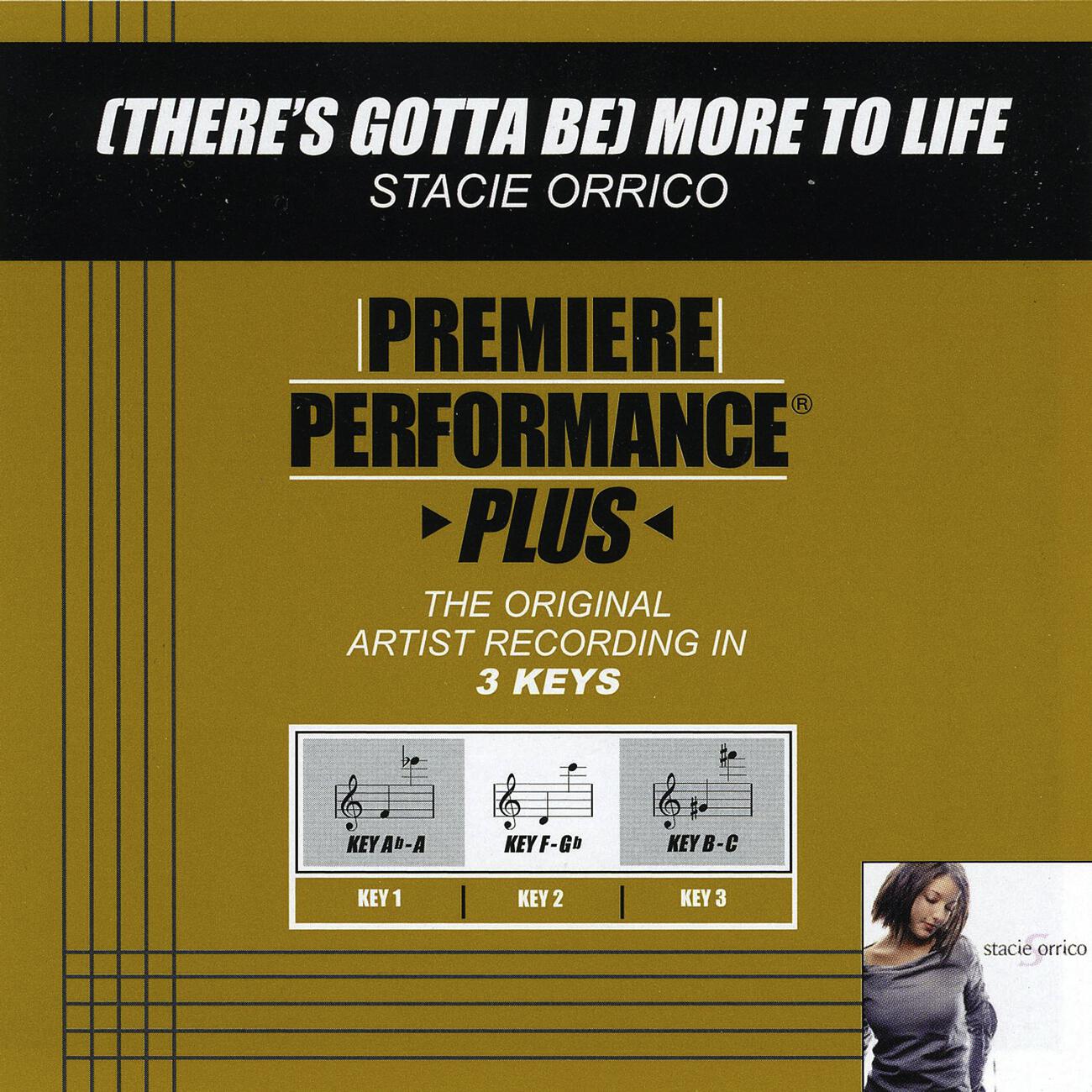 Stacie Orrico - (There's Gotta Be) More To Life (Performance Track In Key Of B/C)