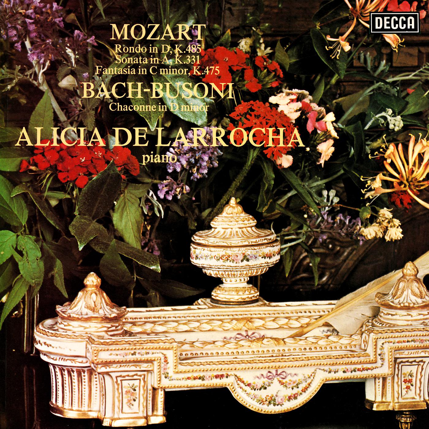 Постер альбома Mozart: Piano Sonata No. 11; Rondo in D Major; Fantasia in C Minor / Bach-Busoni: Chaconne