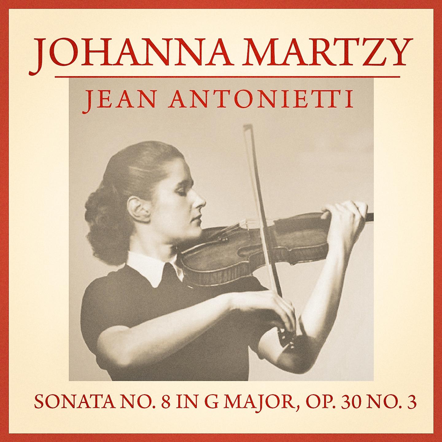Постер альбома Sonata No. 8 in G Major, Op. 30 No. 3