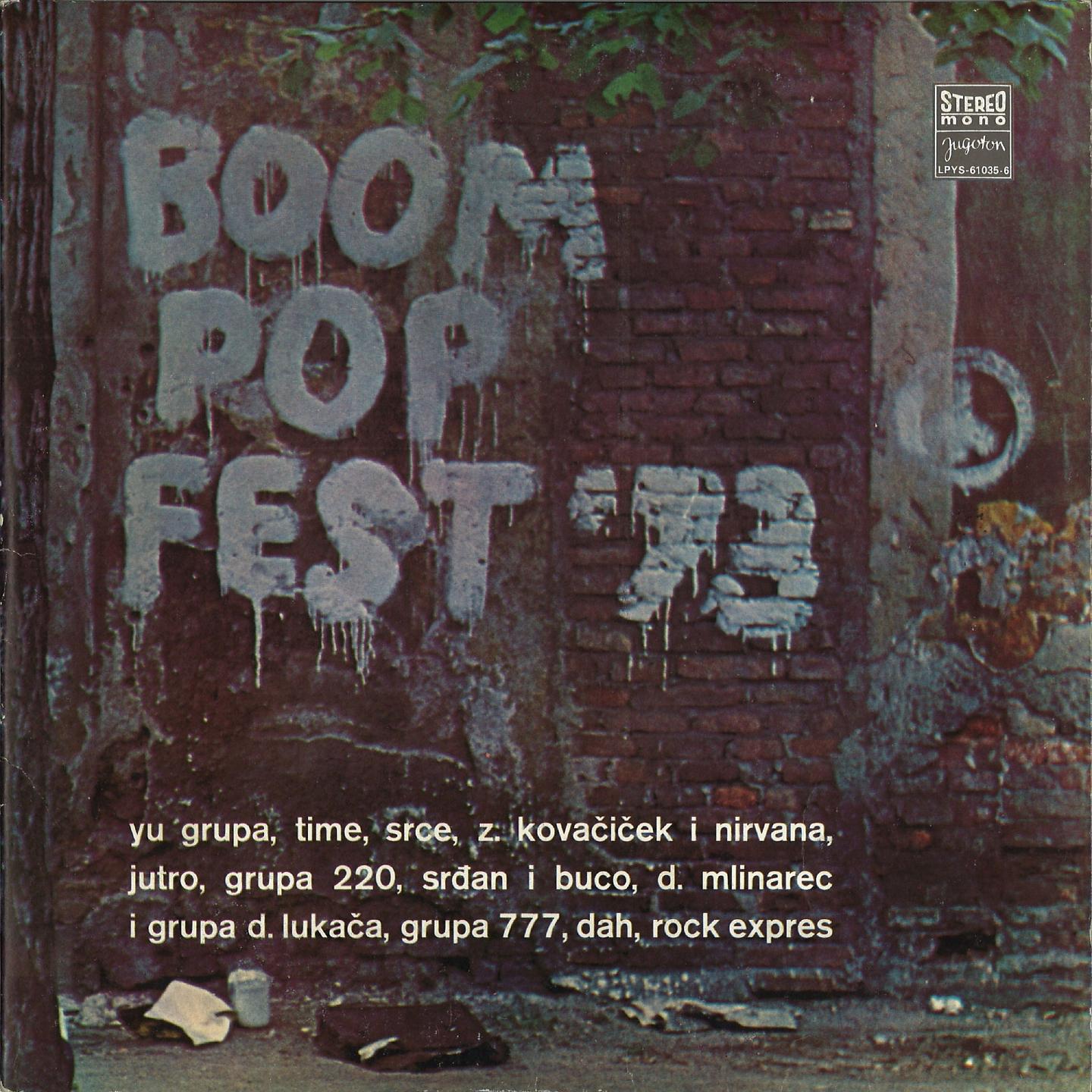 Постер альбома Boom Pop Festival Ljubljana '73
