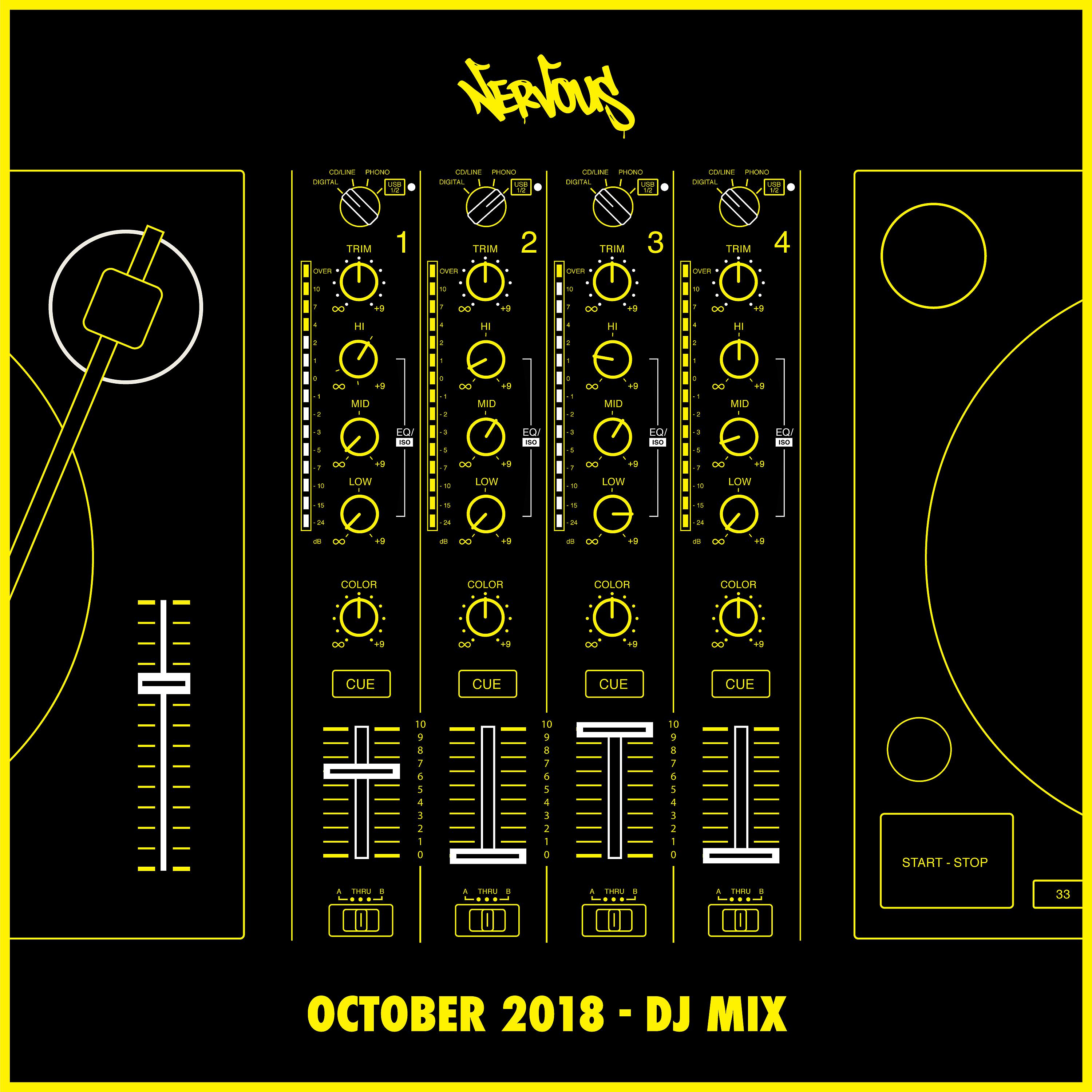 Постер альбома Nervous October 2018: DJ Mix