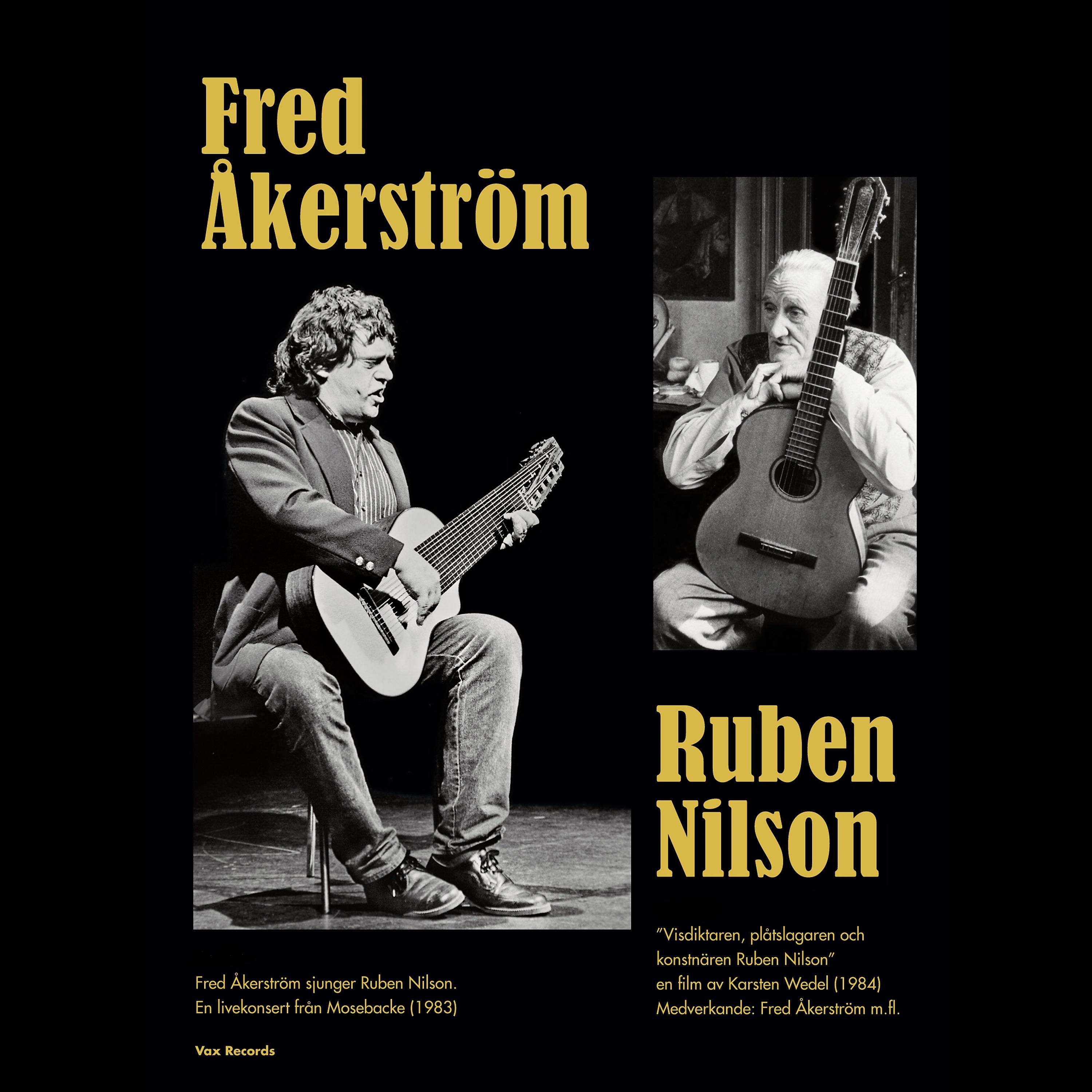 Постер альбома Fred Åkerström Och Ruben Nilson