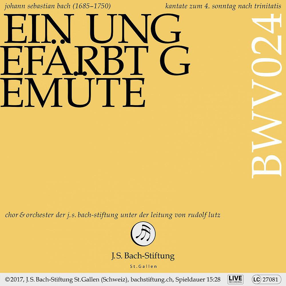 Marianne Beate Kielland - Ein ungefärbt Gemüte, BWV 24: I. Arie (Alt [Live])