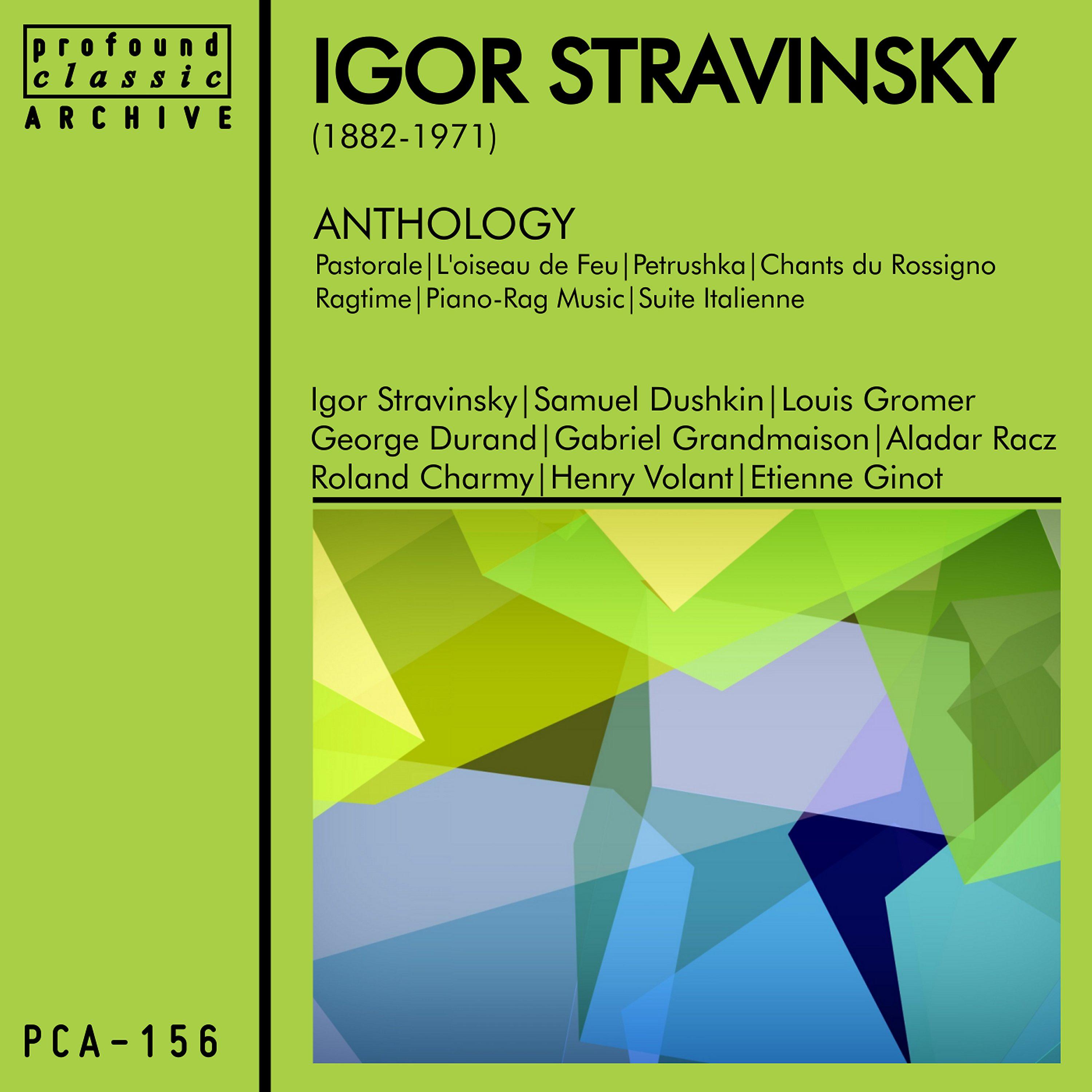 Постер альбома Igor Stravinsky Anthology