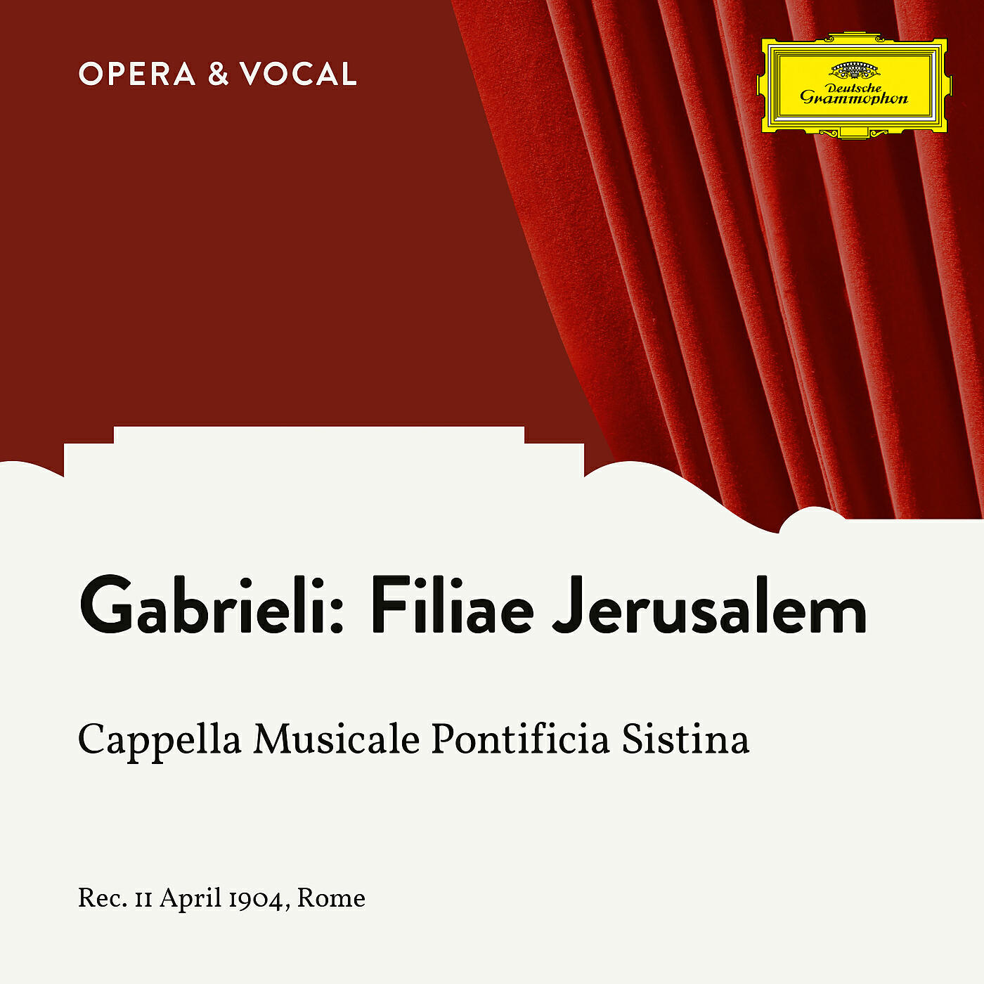 Cappella Musicale Pontificia Sistina - Gabrieli: Filiae Jerusalem