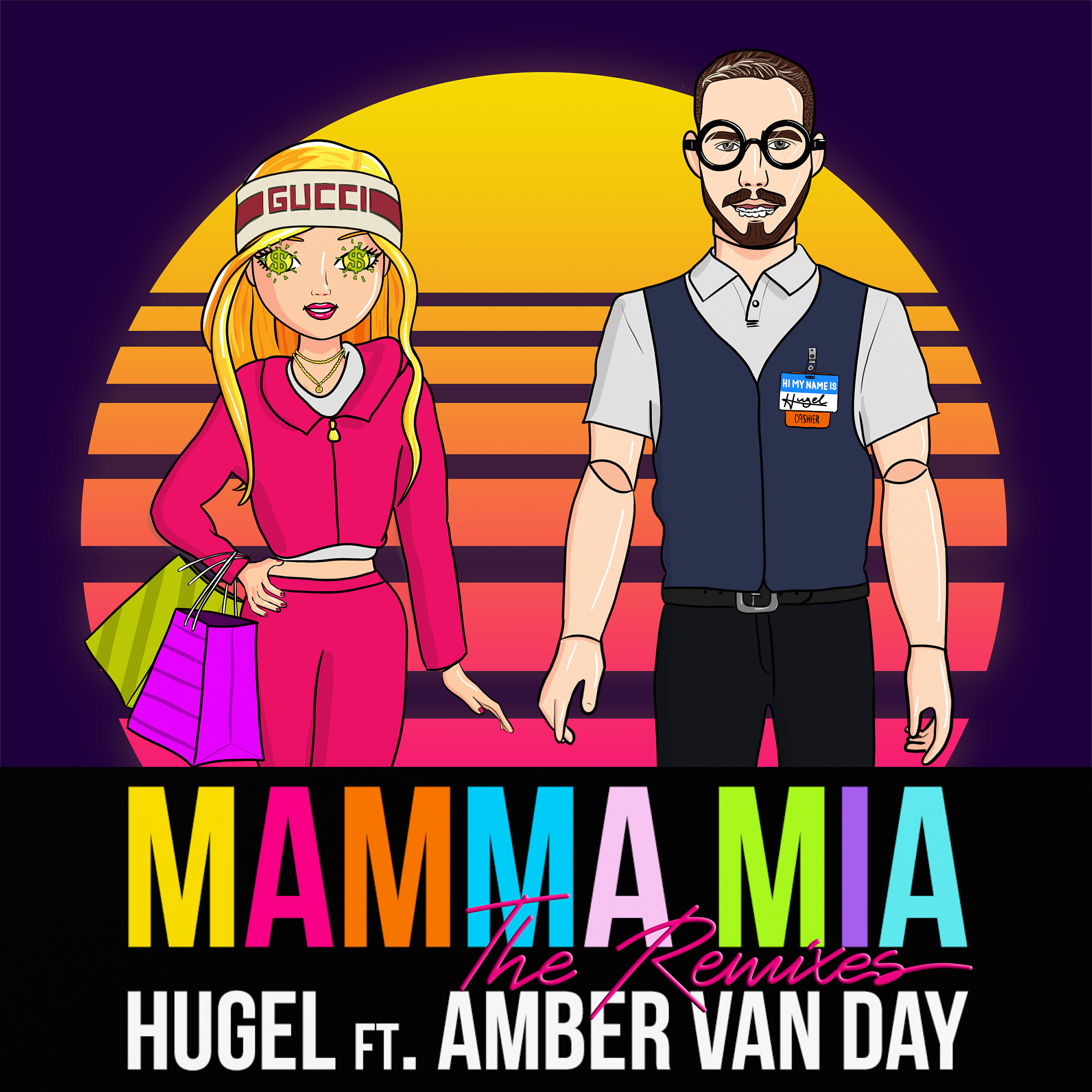 HUGEL - Mamma Mia (feat. Amber Van Day) [David Hopperman Remix]