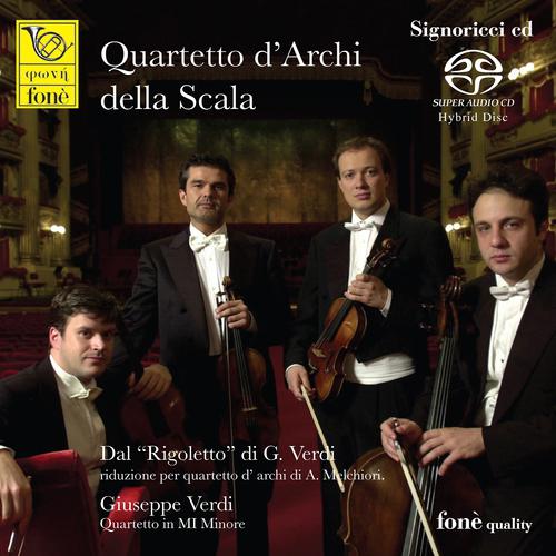 Постер альбома Giuseppe Verdi: Dal 'Rigoletto' riduzione per quartetto d'archi e Quartetto in Mi minore