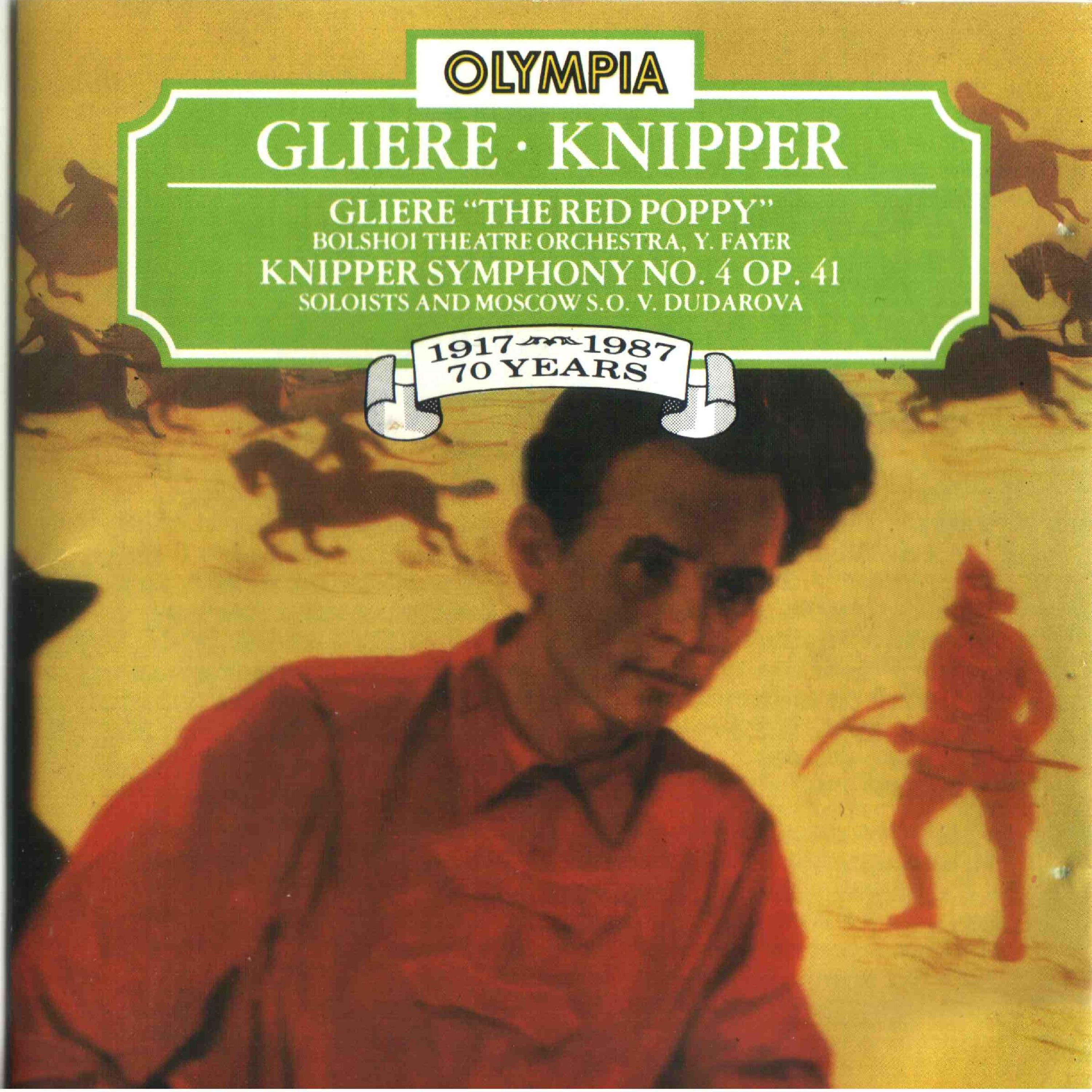 Постер альбома Gliere: The Red Poppy - Knipper: Symphony No. 4, Op. 41