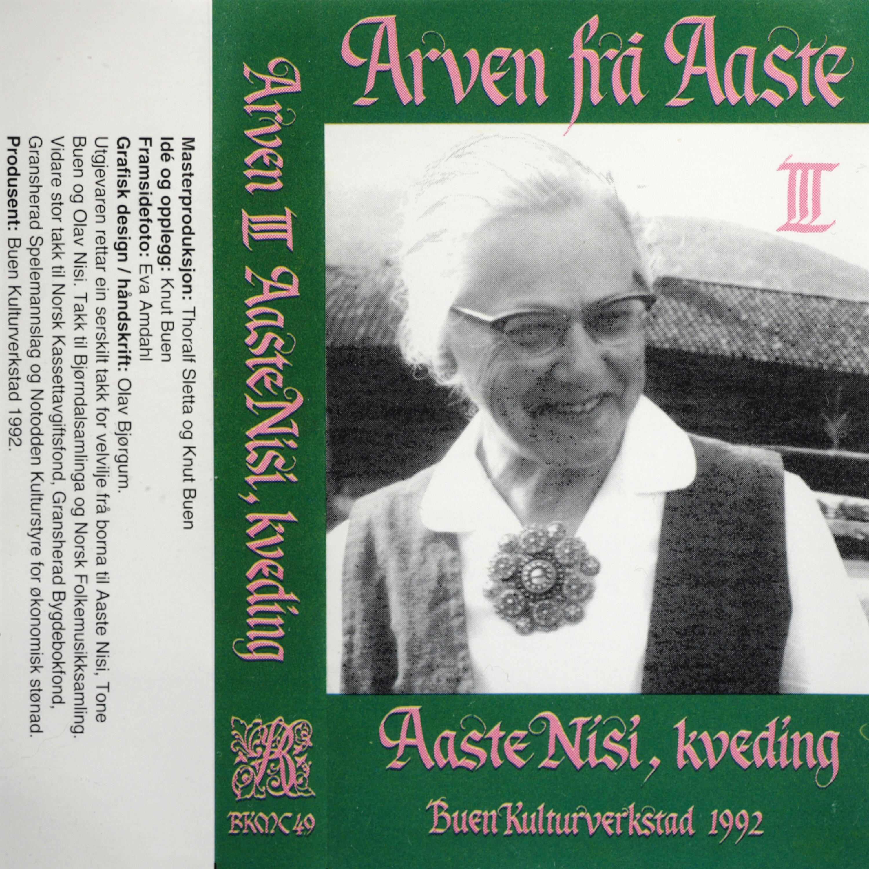 Aaste Nisi - Naparstubben; Lært Etter Svein Løndal