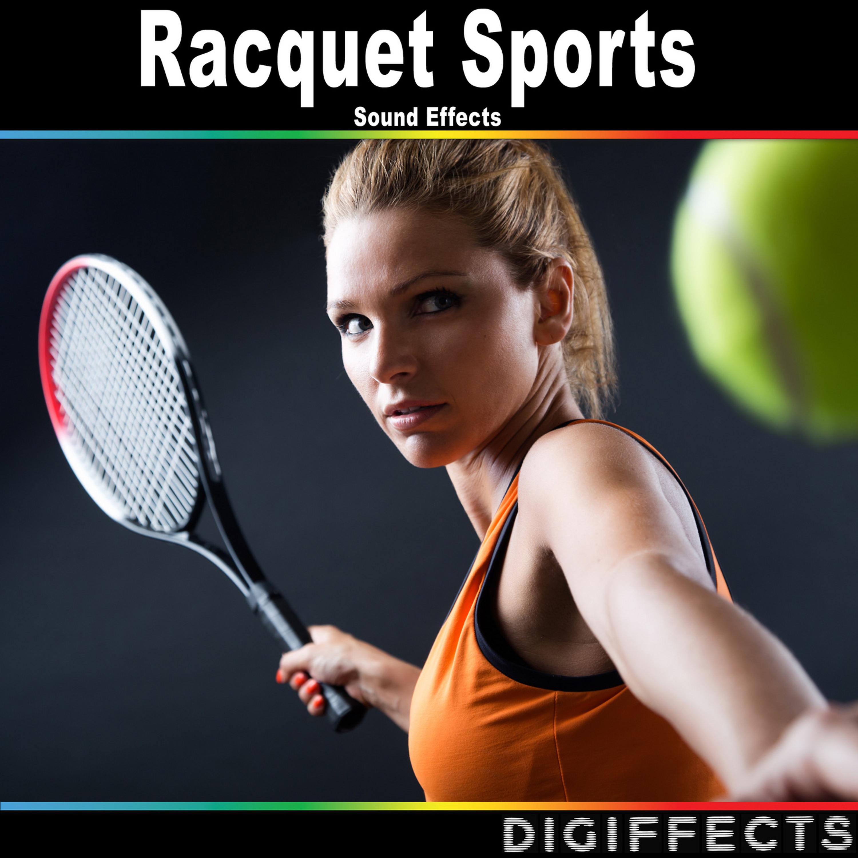 Digiffects Sound Effects Library - Squash Racket Hits Wall and Floor with No Ball Version 3