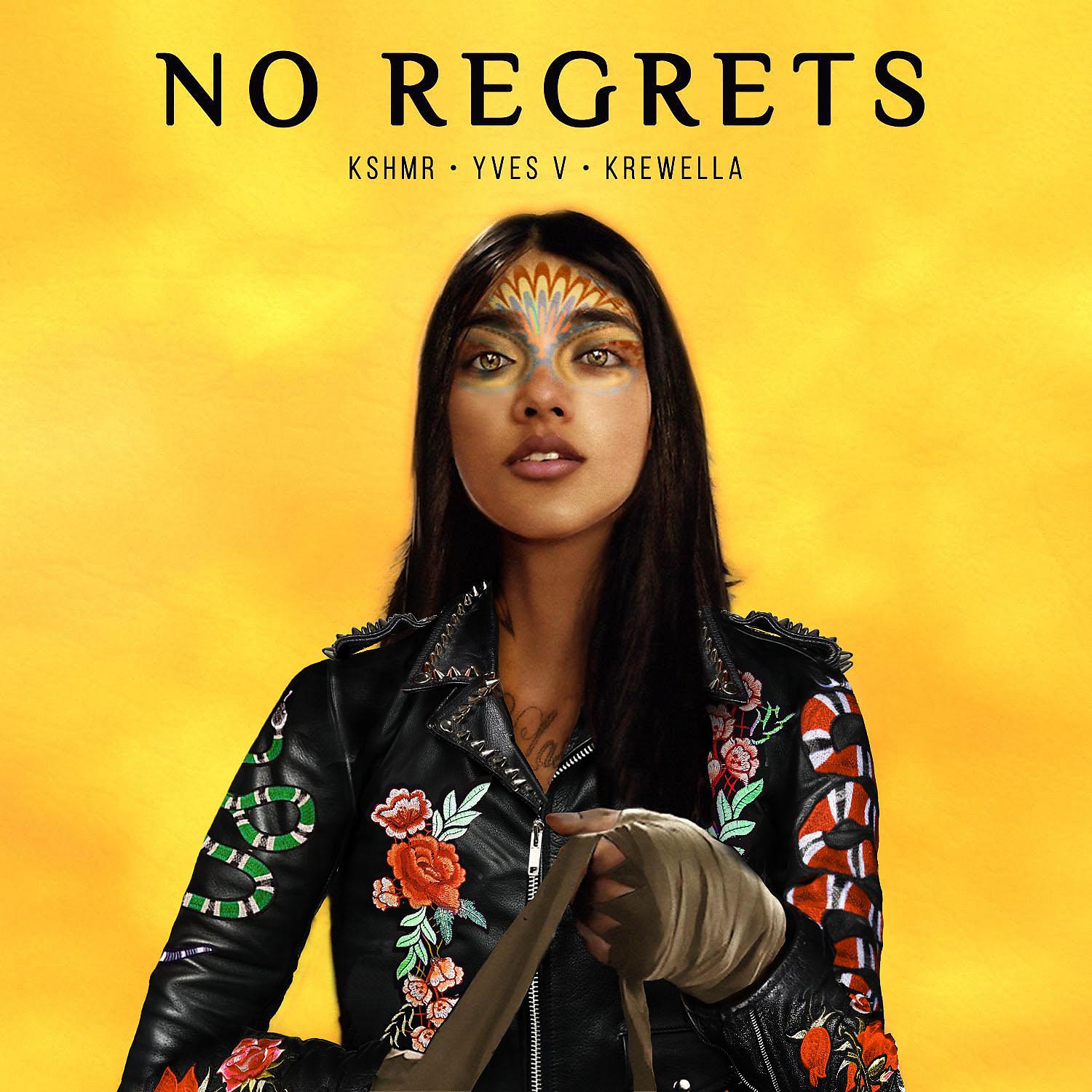 Постер альбома No Regrets (feat. Krewella) [KAAZE Remix]