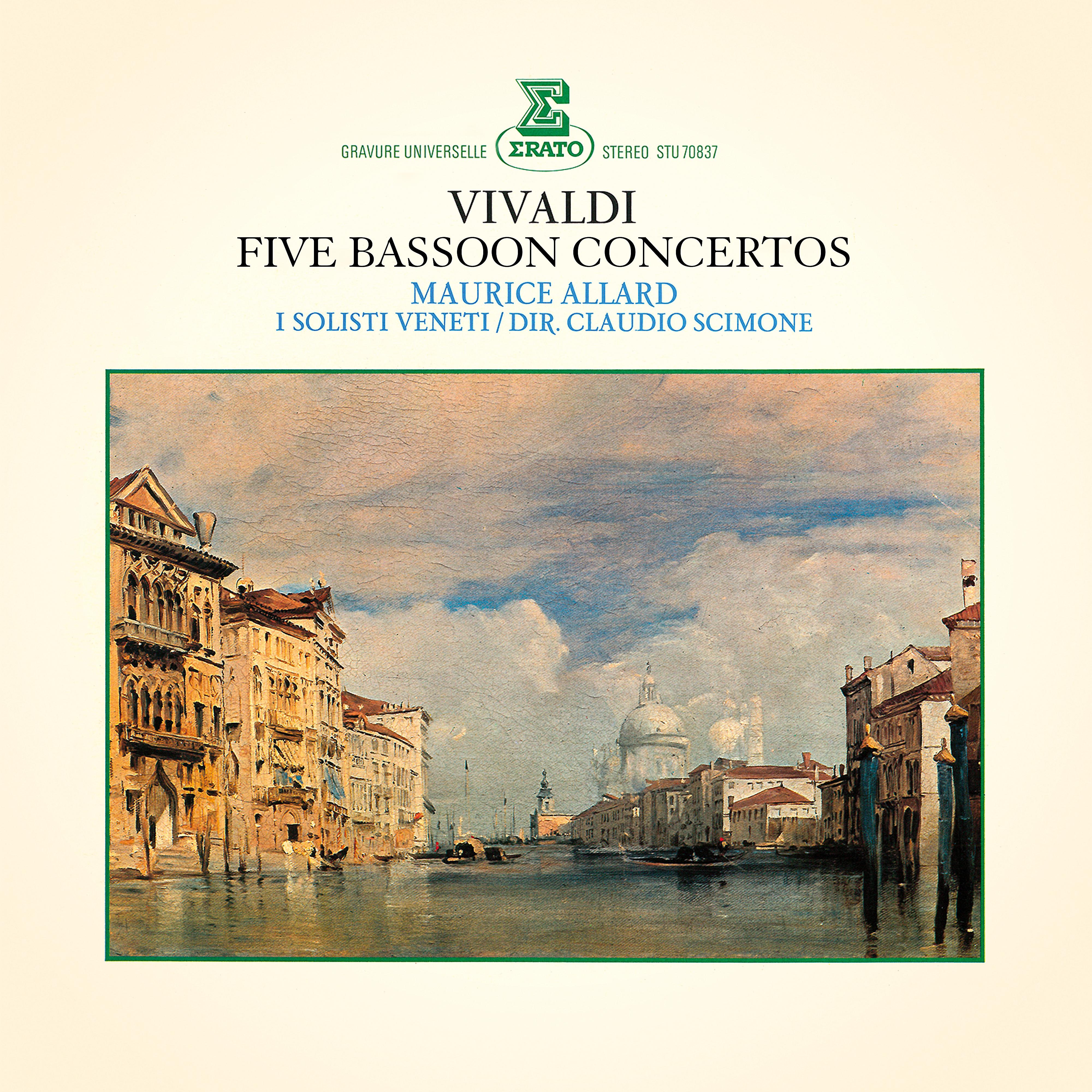 Постер альбома Vivaldi: 5 Bassoon Concertos
