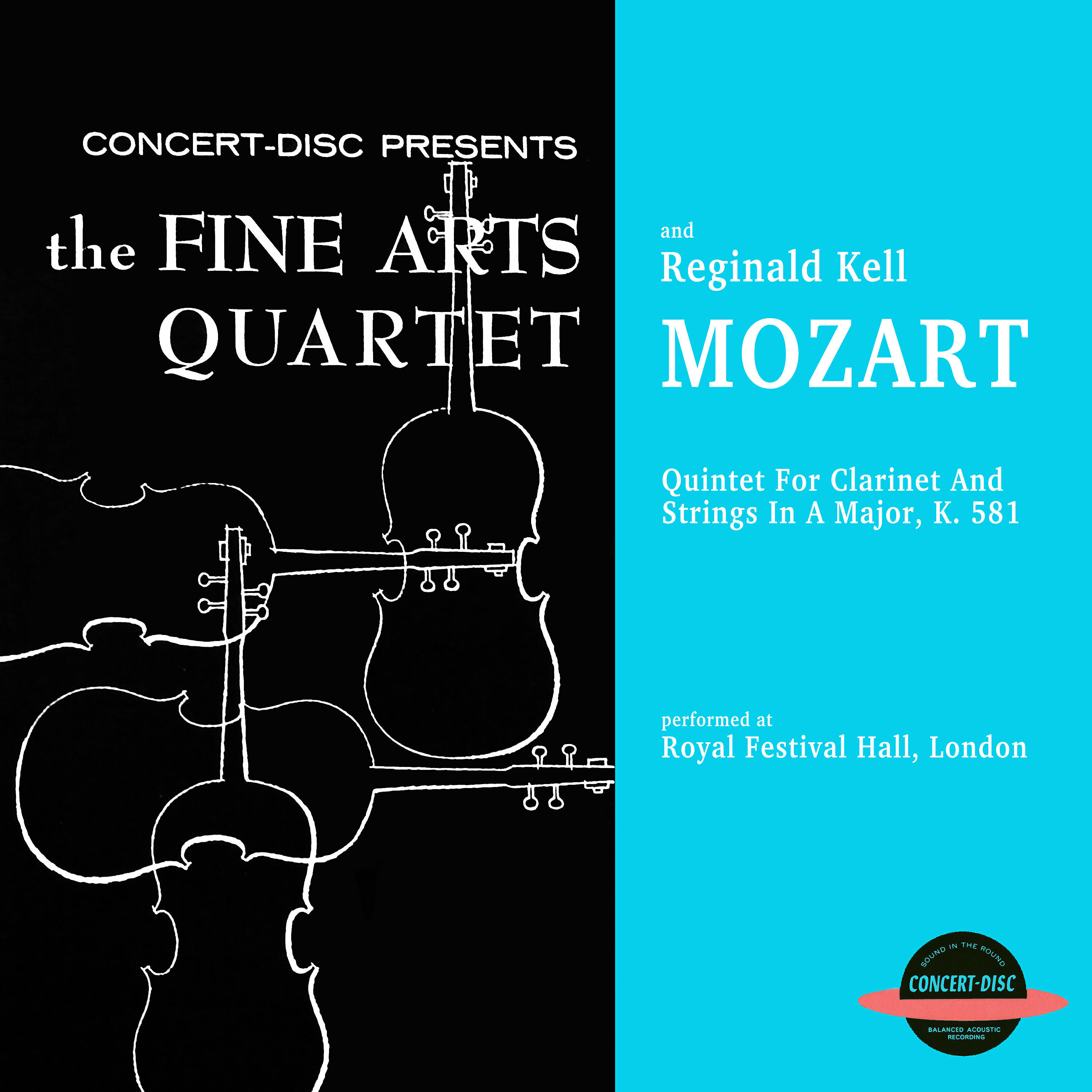 The Fine Arts Quartet - Clarinet Quintet in A major, K.581: III. Menuetto