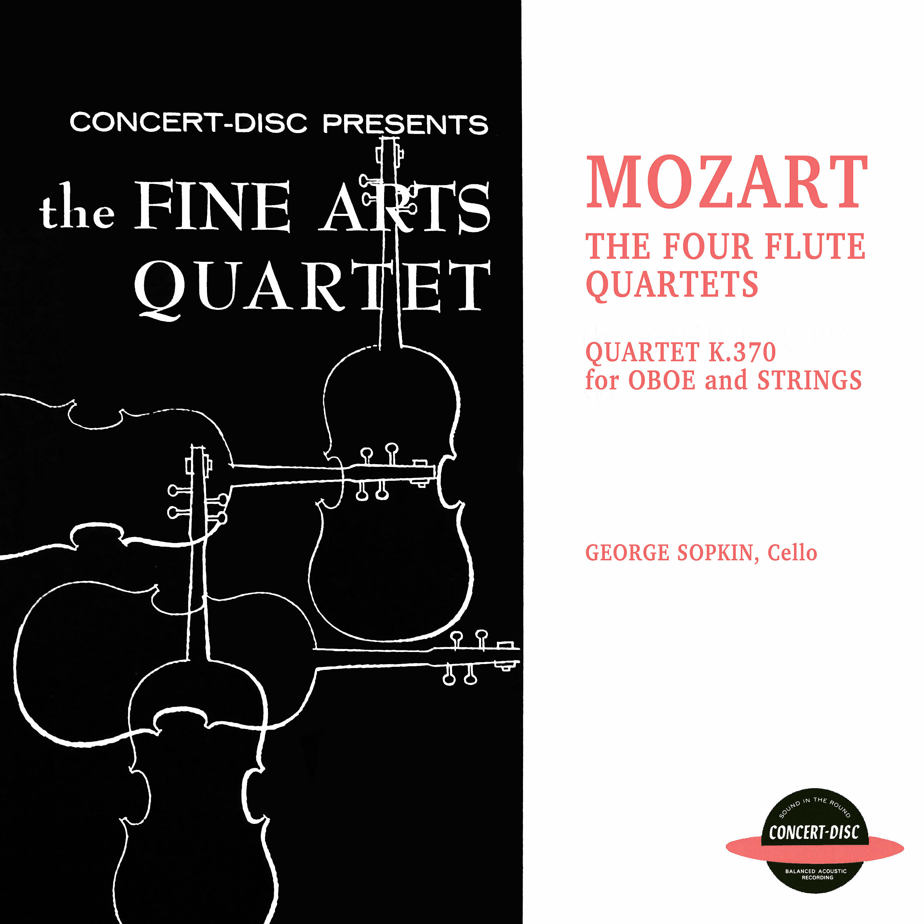 The Fine Arts Quartet - Flute Quartet in C Major, K.Anh. 171/285b: II. Andantino