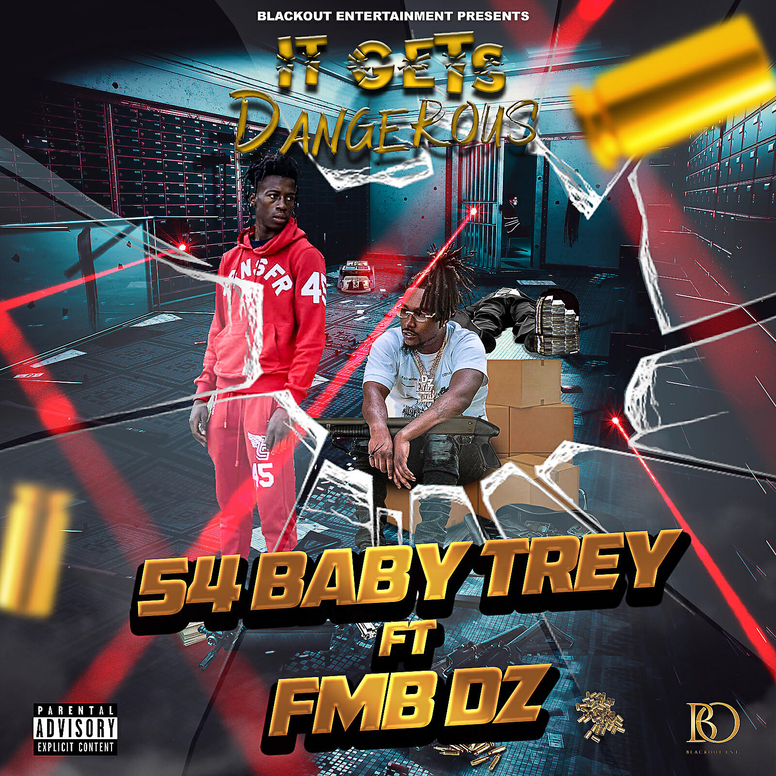 54 Baby Trey - It Get Dangerous (feat. Fmb Dz)