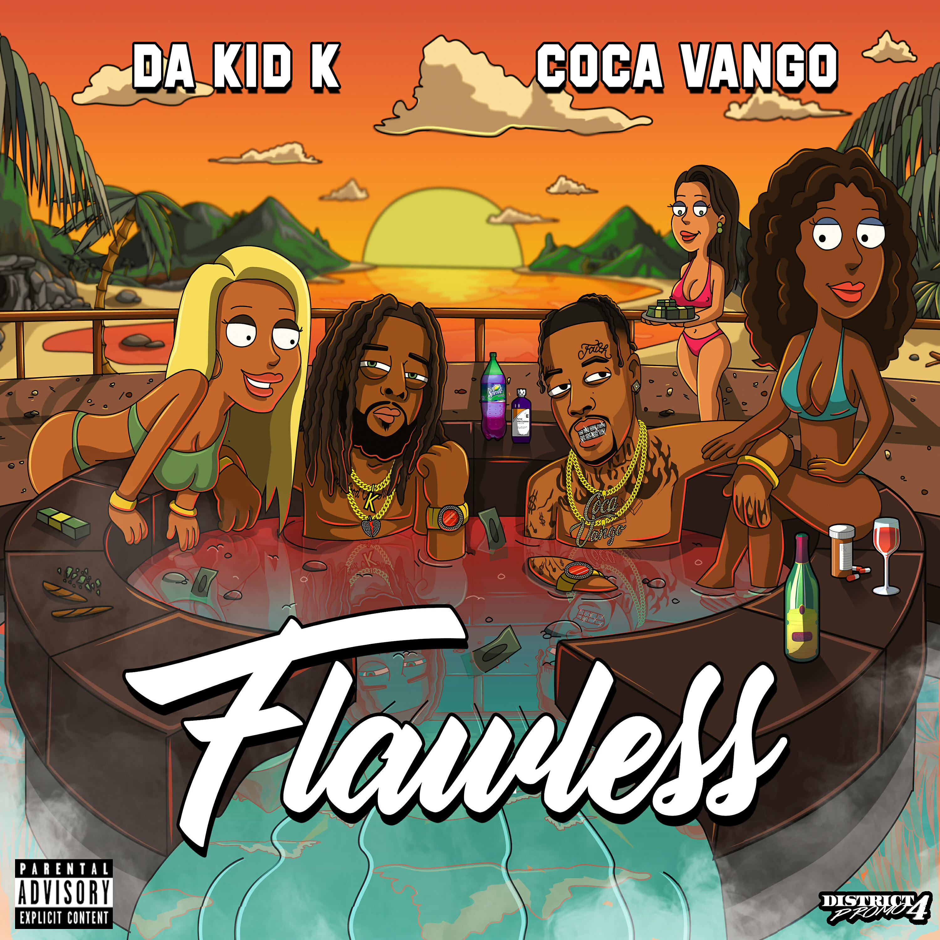 Da Kid K - Flawless (feat. Coca Vango)