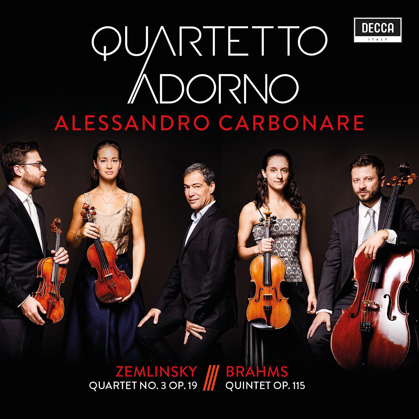 Постер альбома Zemlinsky: Quartet No. 3 Op. 19 - Brahms: Quintet Op. 115