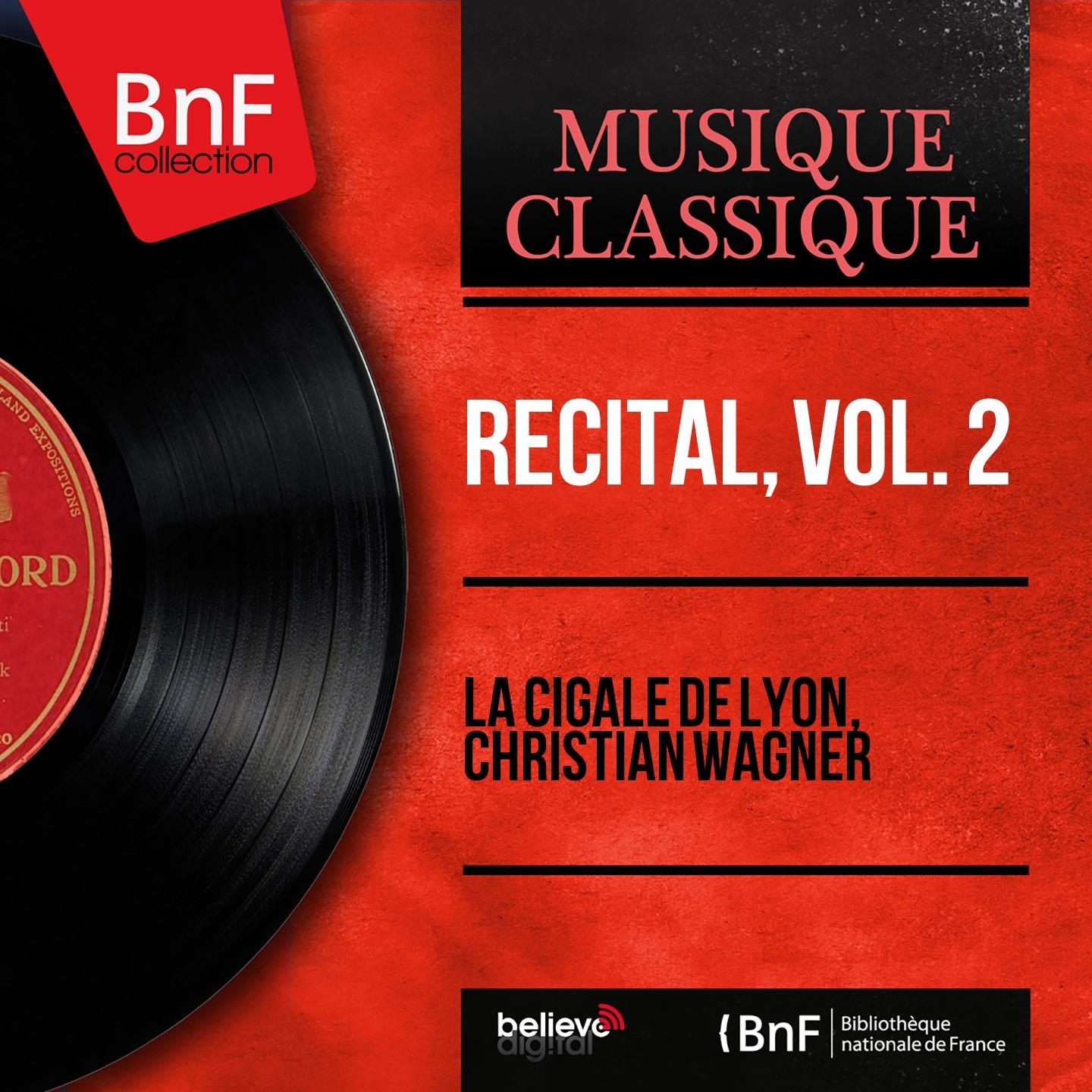Постер альбома Récital, vol. 2 (Mono Version)