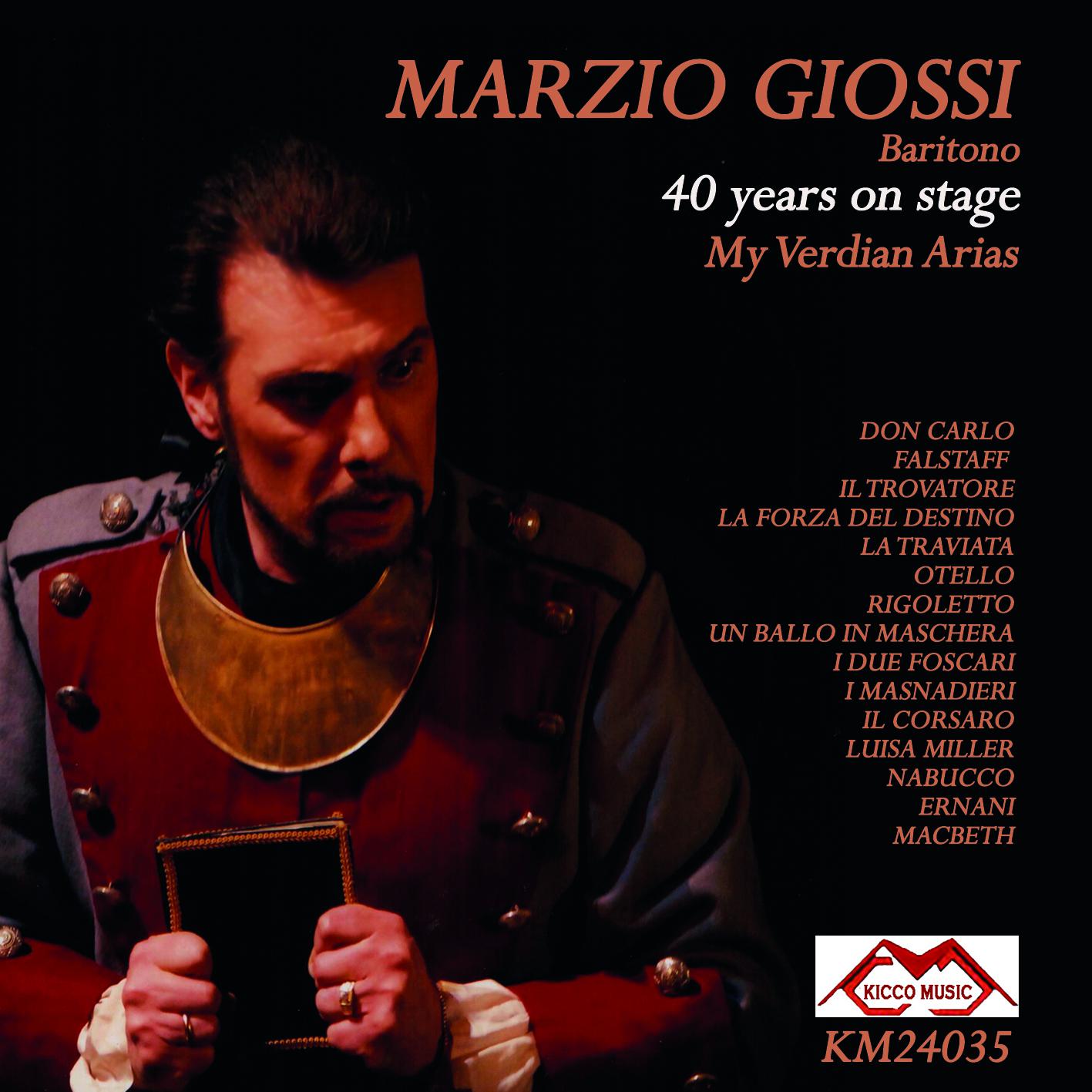 Постер альбома Marzio Giossi - My Verdian Arias -