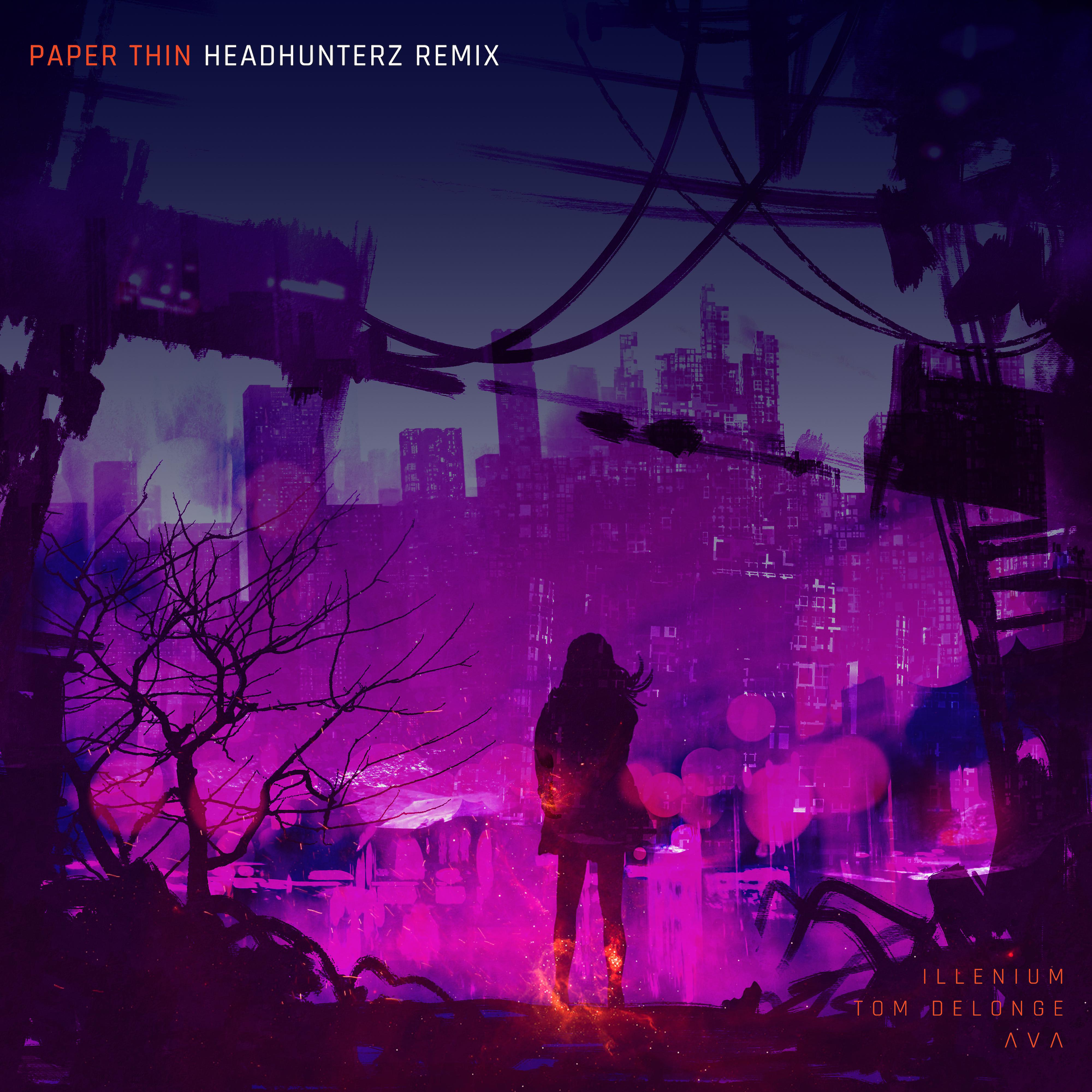 Постер альбома Paper Thin (Headhunterz Remix)