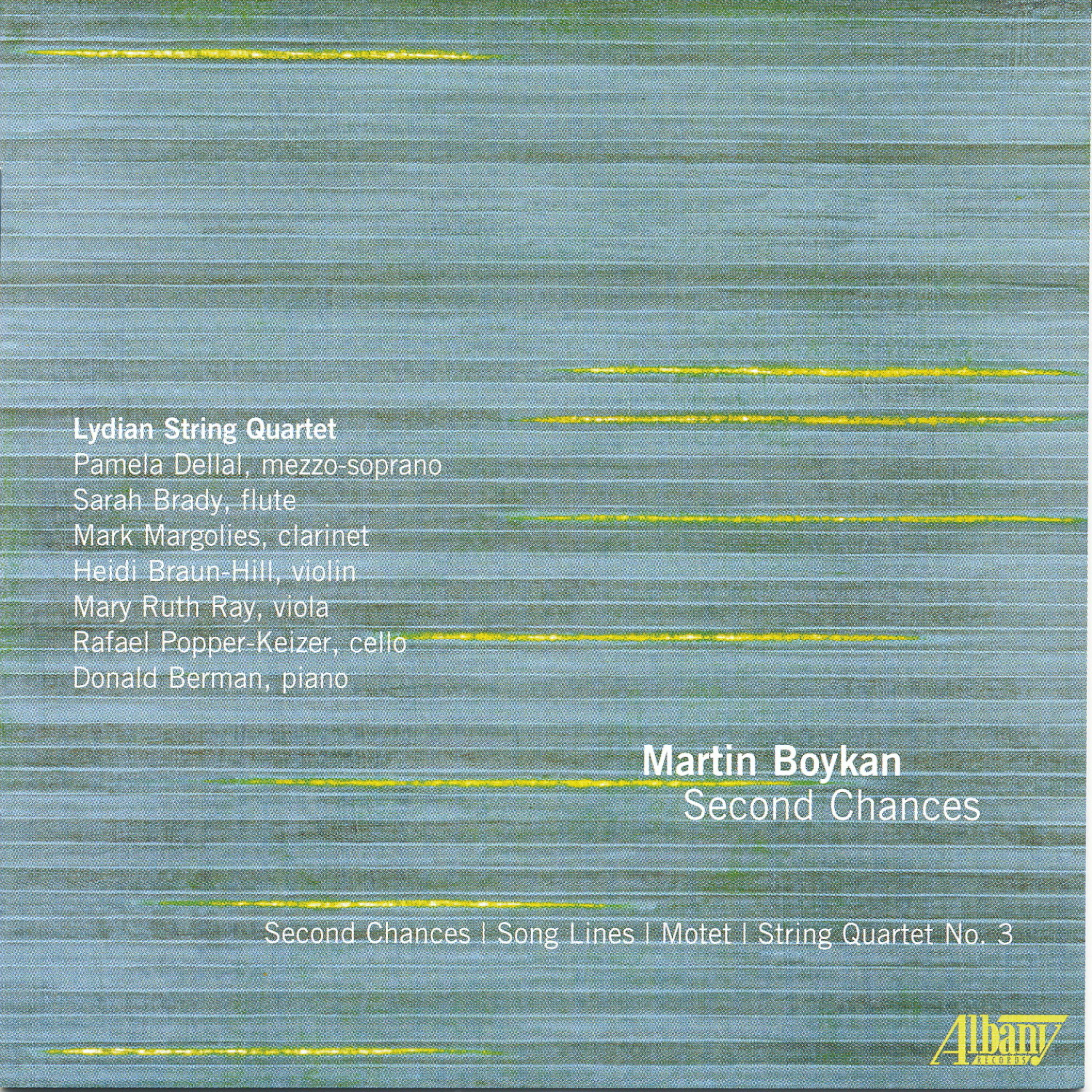 Постер альбома Martin Boykan: Second Chances