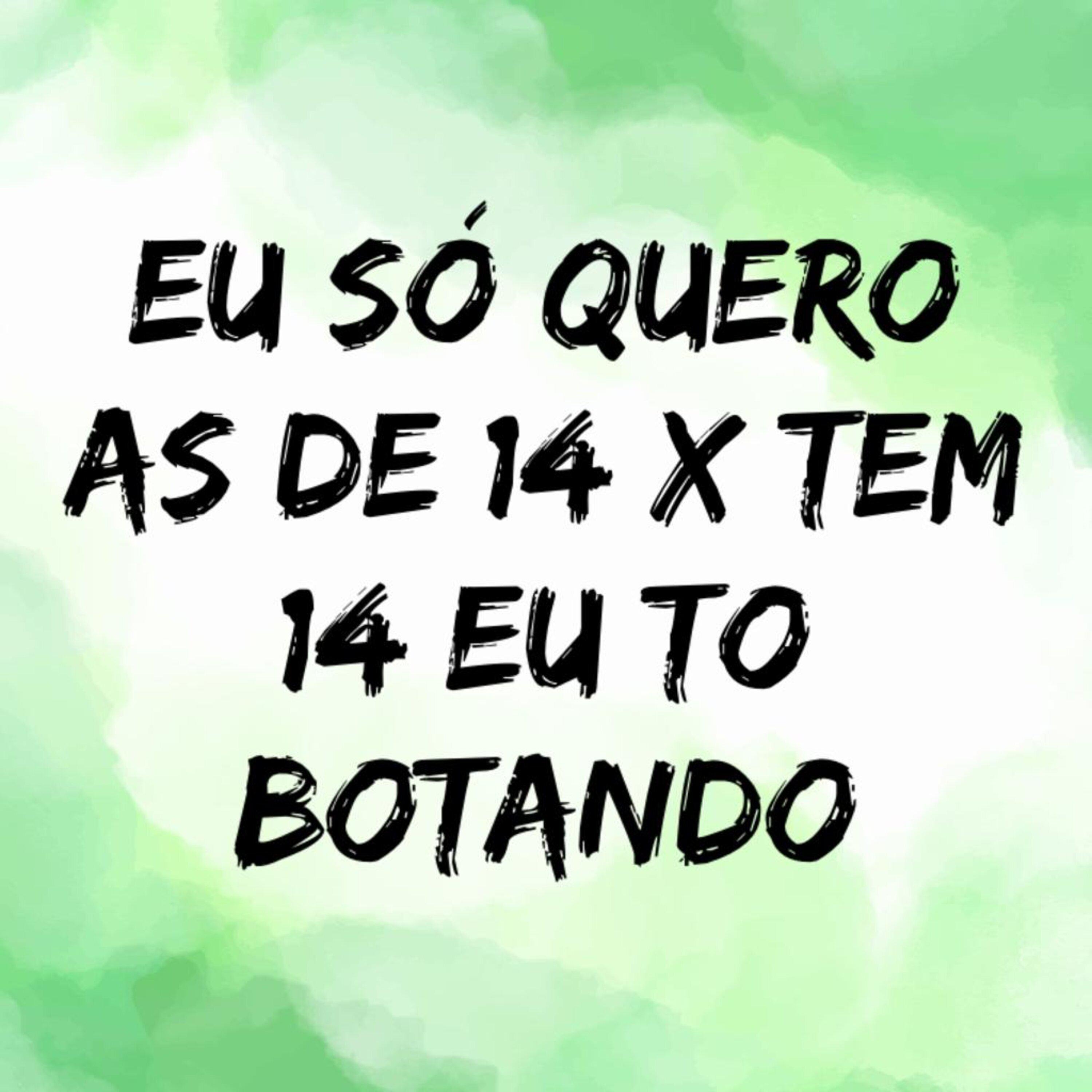 Постер альбома Eu Só Quero as de 14 X Tem 14 Eu To Botando