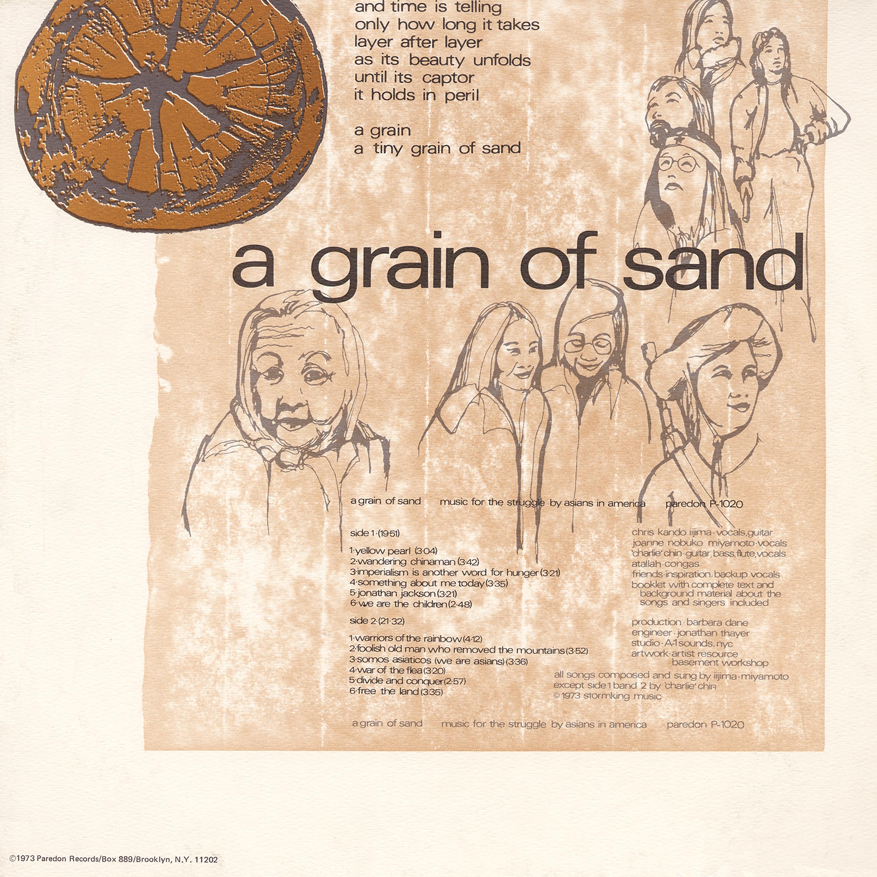 Постер альбома A Grain of Sand: Music for the Struggle by Asians in America
