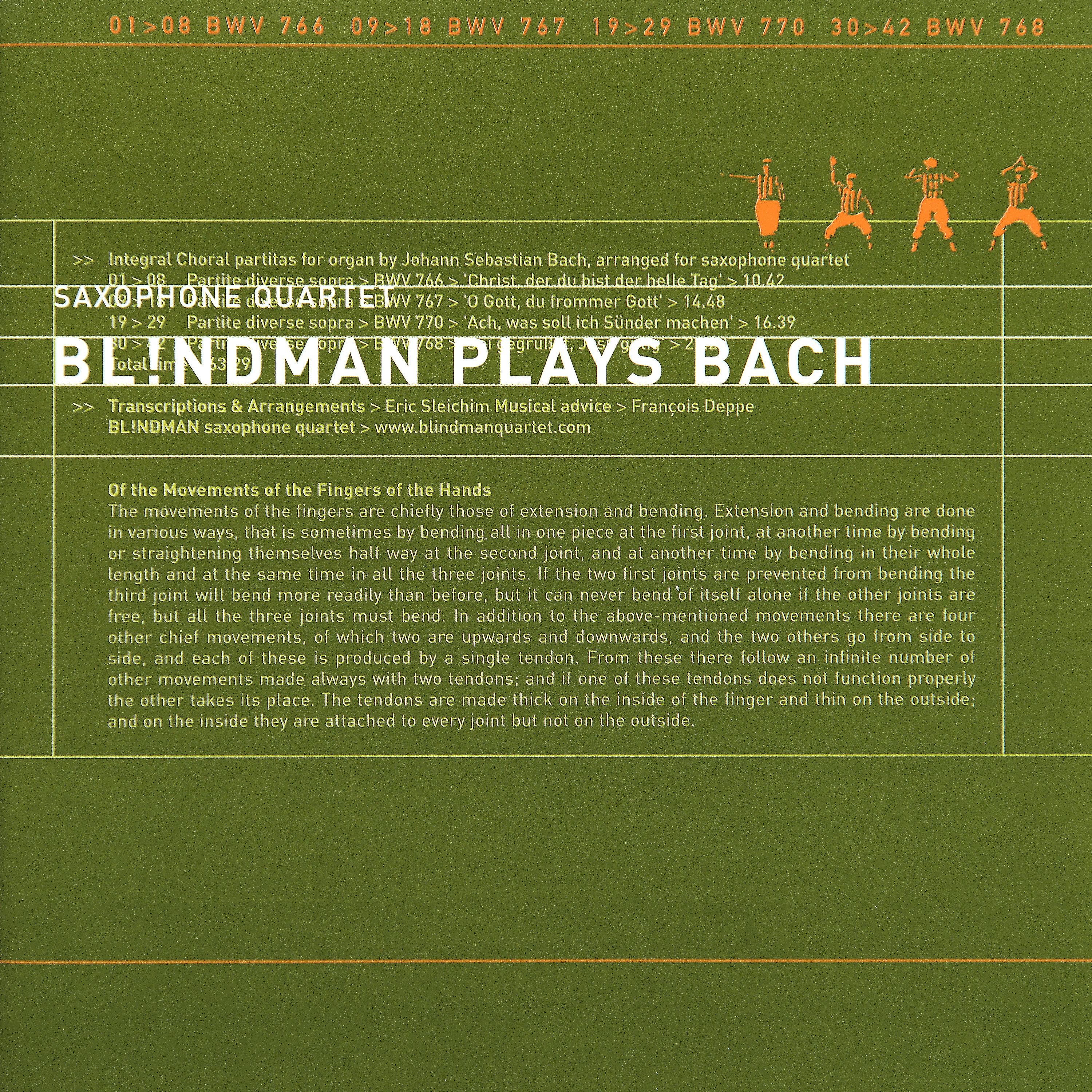 Постер альбома Bl!ndman Plays Bach