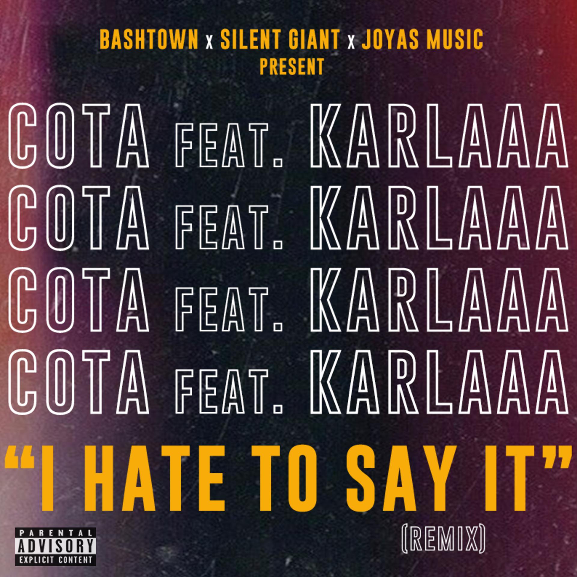Постер альбома I Hate to Say It (Remix)