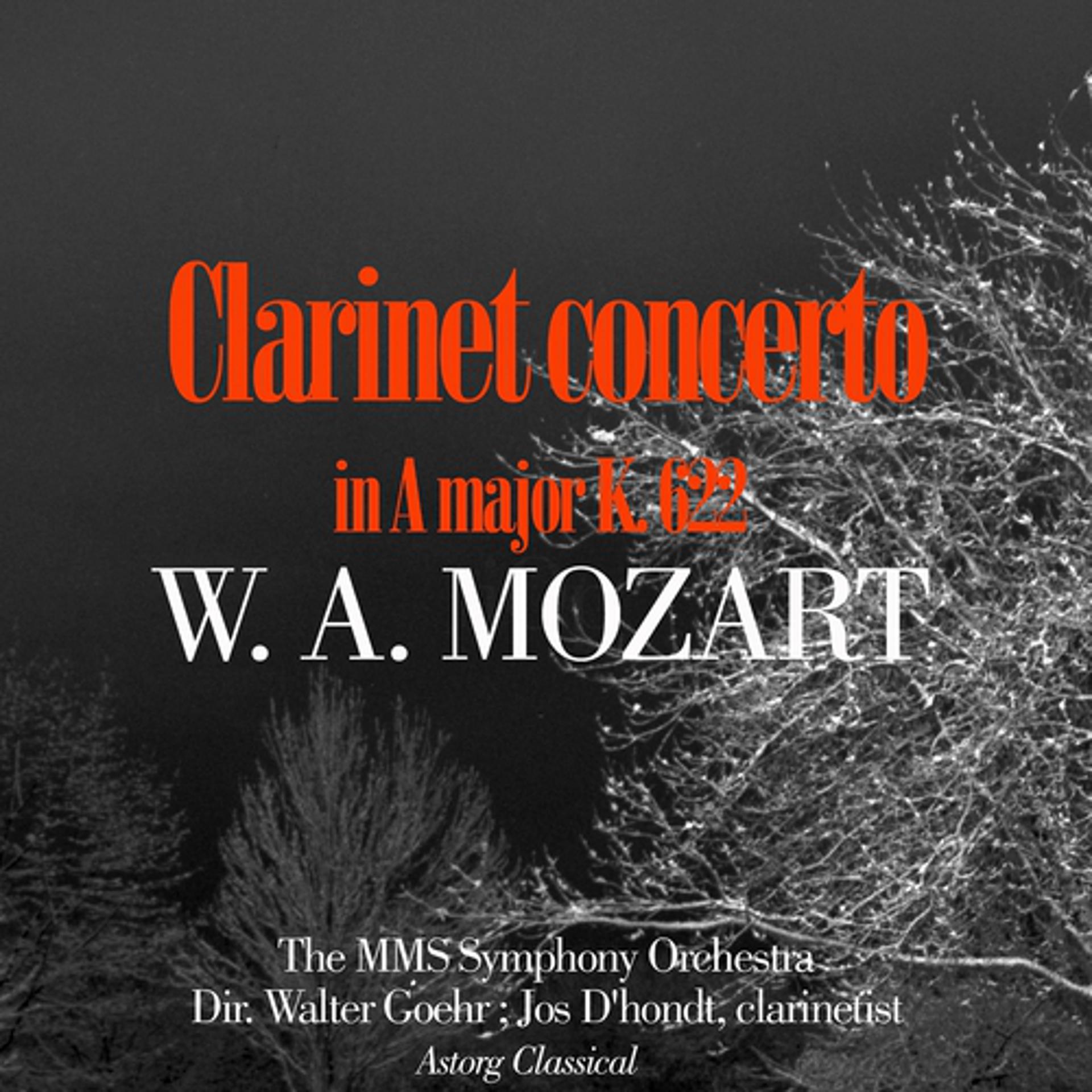 Постер альбома Mozart : Clarinet concerto in A major K. 622