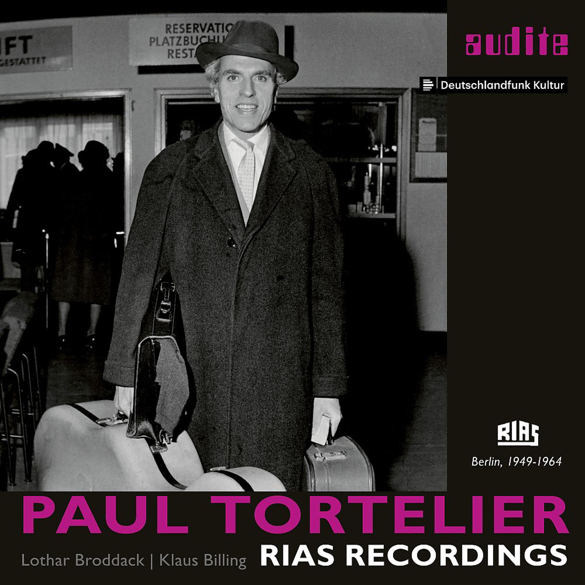 Постер альбома Paul Tortelier: RIAS Recordings (Cello Works by Beethoven, Mendelssohn, Brahms, Bach, Fauré, Paganini, Schumann, Casella, Kodály & Tortelier)