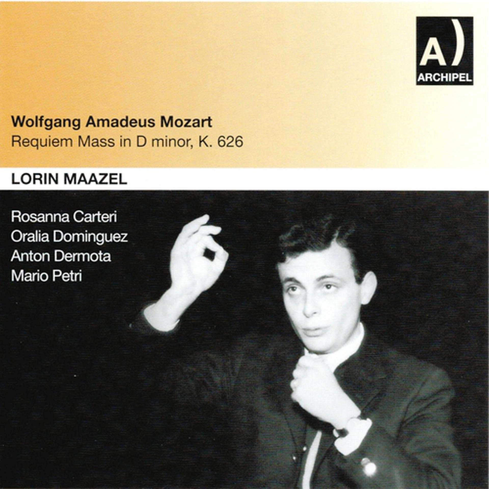 Постер альбома Wolfgang Amadeus Mozart : Requiem Mass, K. 626