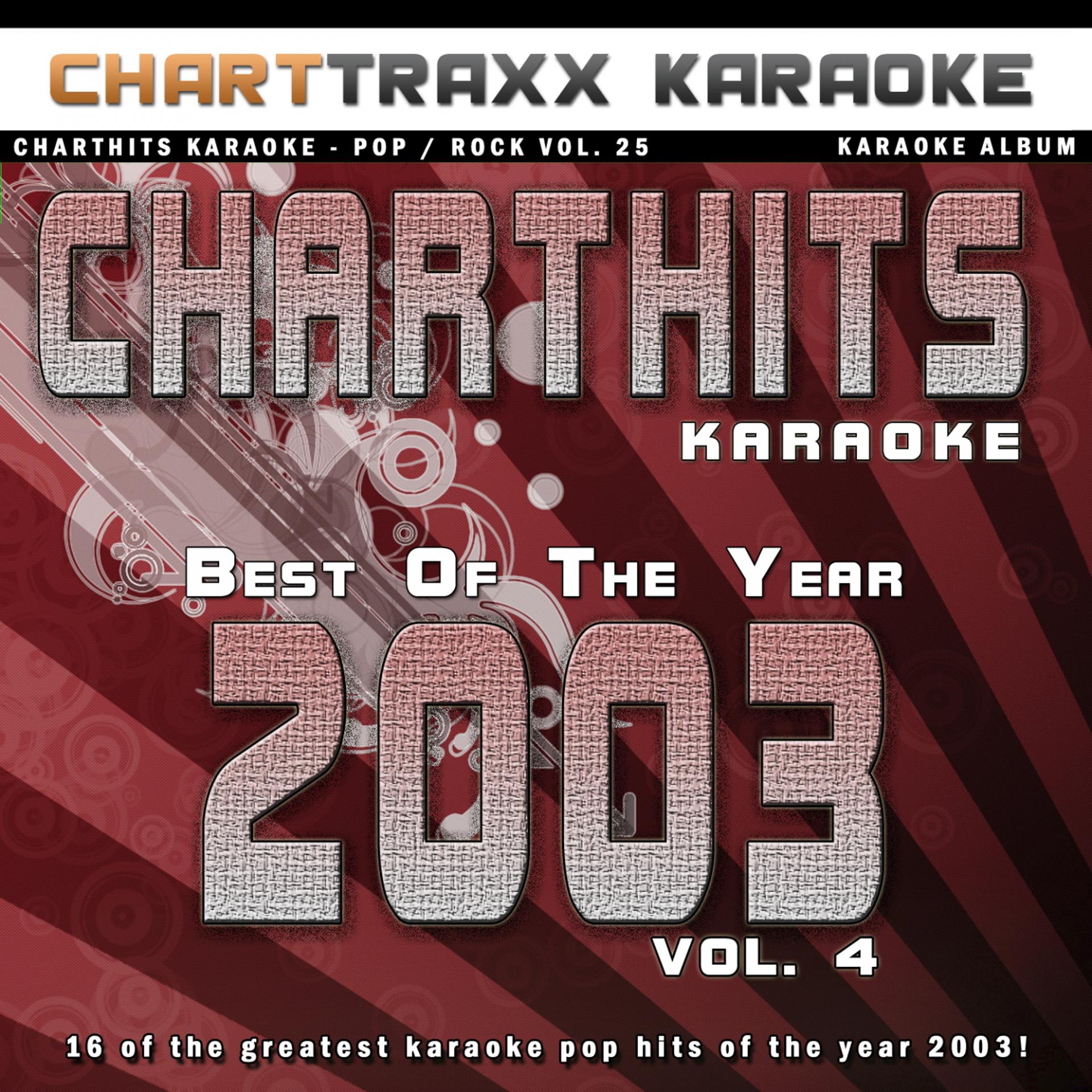 Постер альбома Charthits Karaoke : The Very Best of the Year 2003, Vol. 4