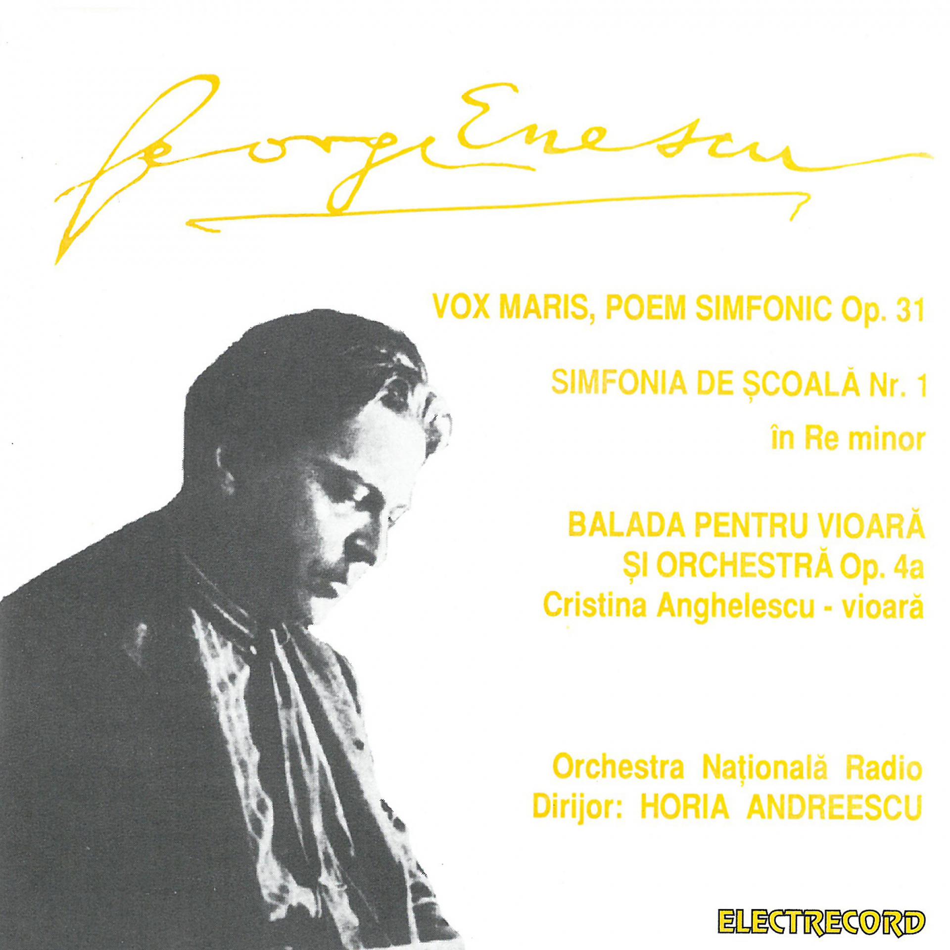 Постер альбома George Enescu, Vol. 7