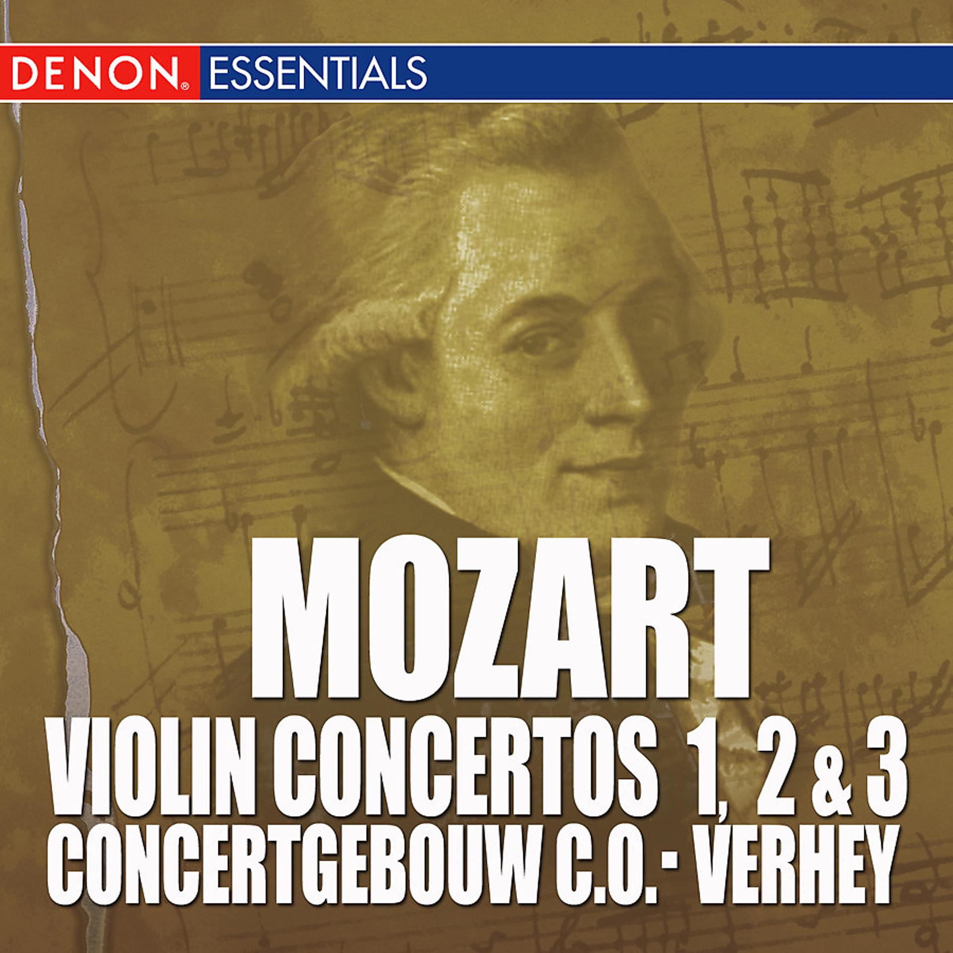 Постер альбома Mozart: Violin Concertos Nos. 1, 2 & 3