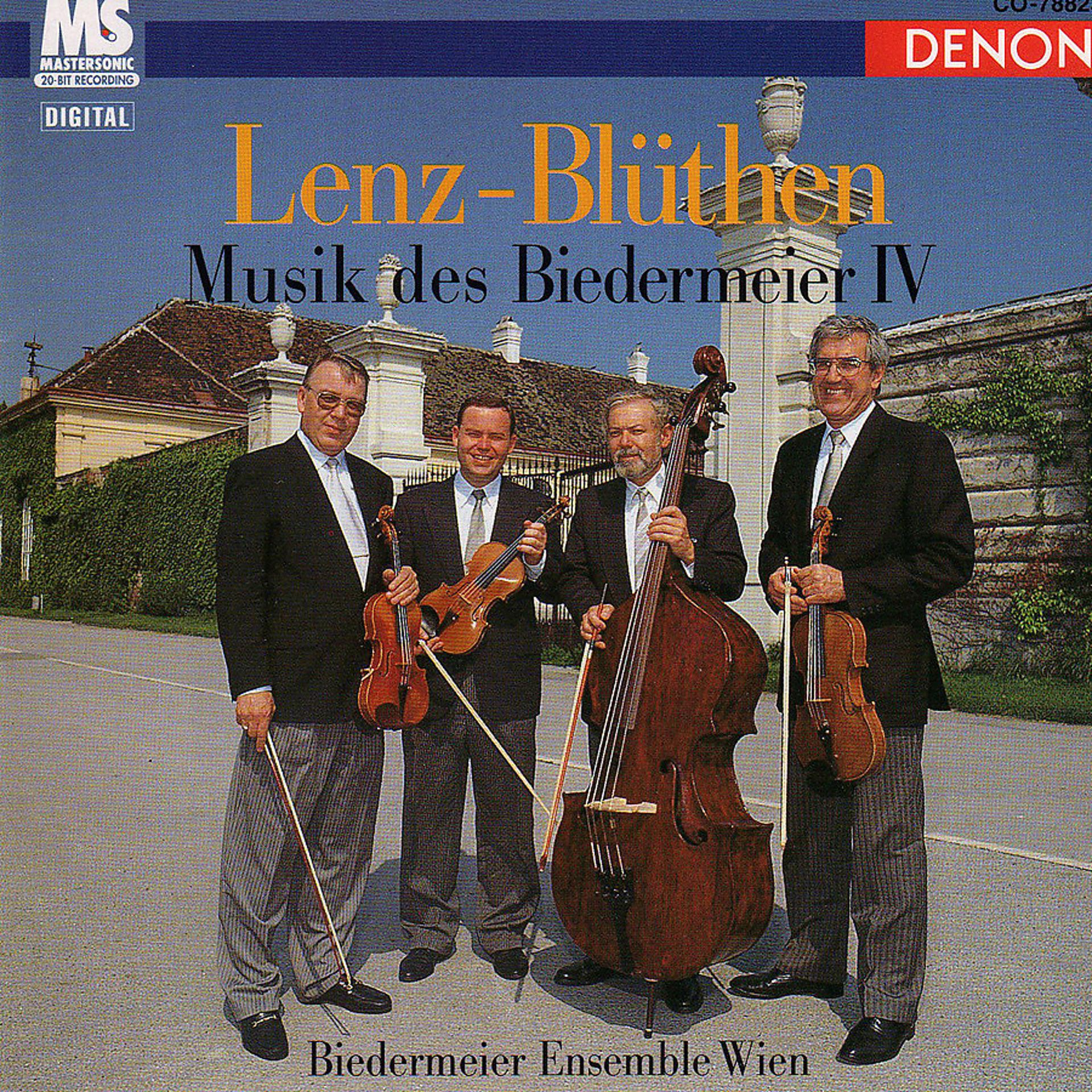 Постер альбома Lenz-Blüthen Musik des Biedermeier IV
