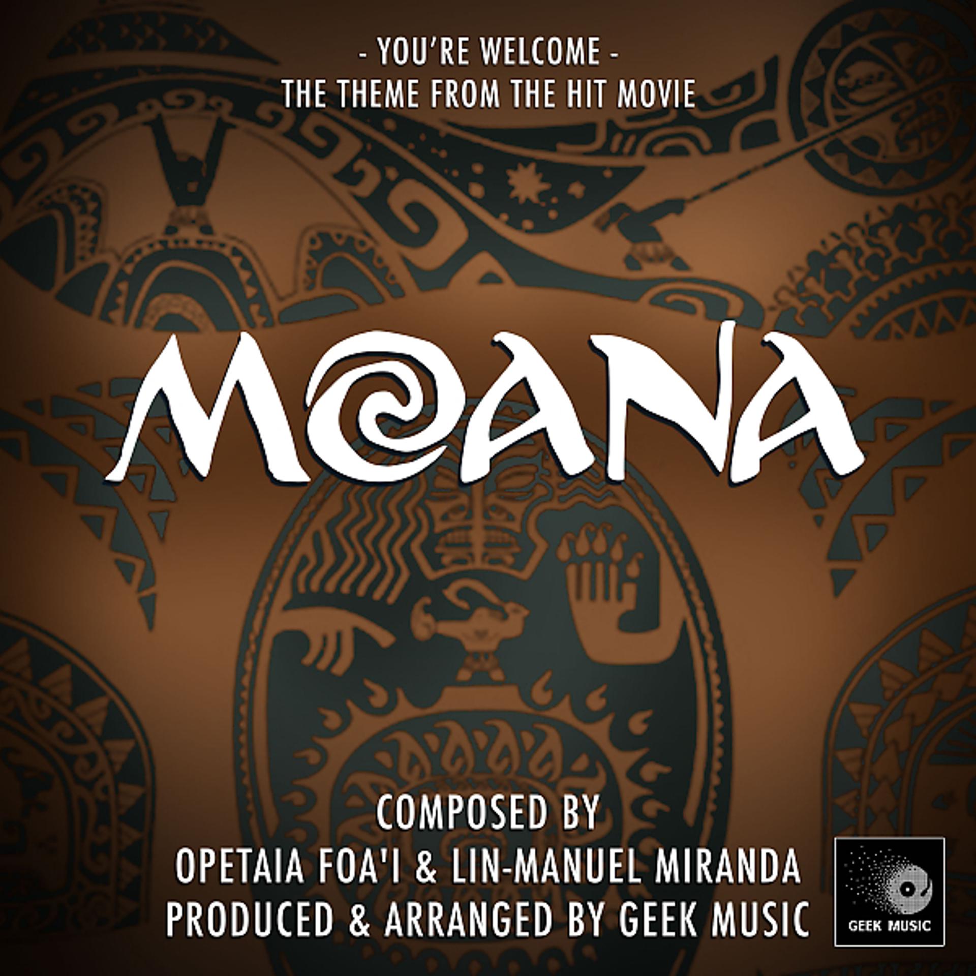 Постер альбома Moana: You're Welcome