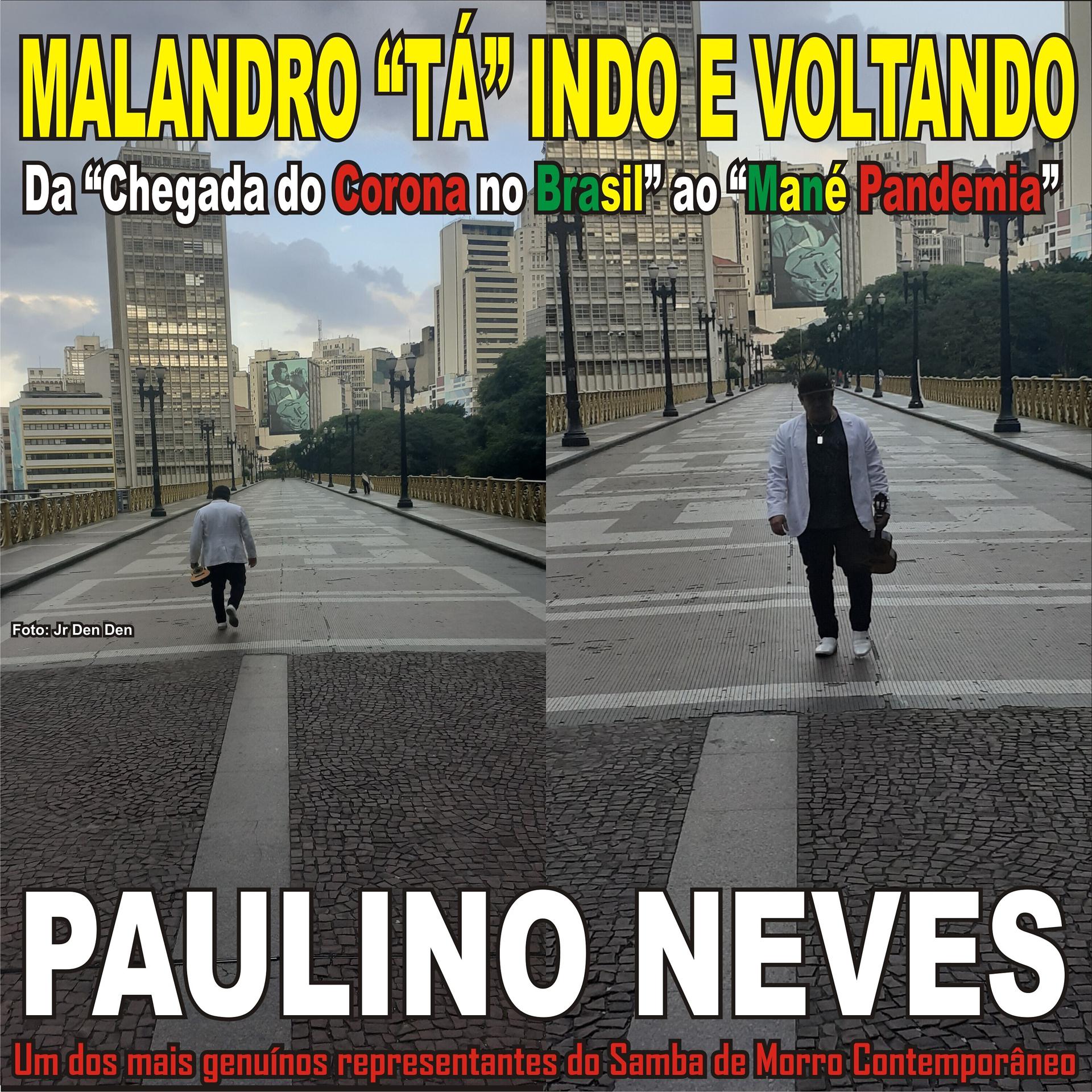Постер альбома Malandro "Tá" Indo e Voltando - da "Chegada do Corona No Brasil" Ao "Mané Pandemia" (acústica)