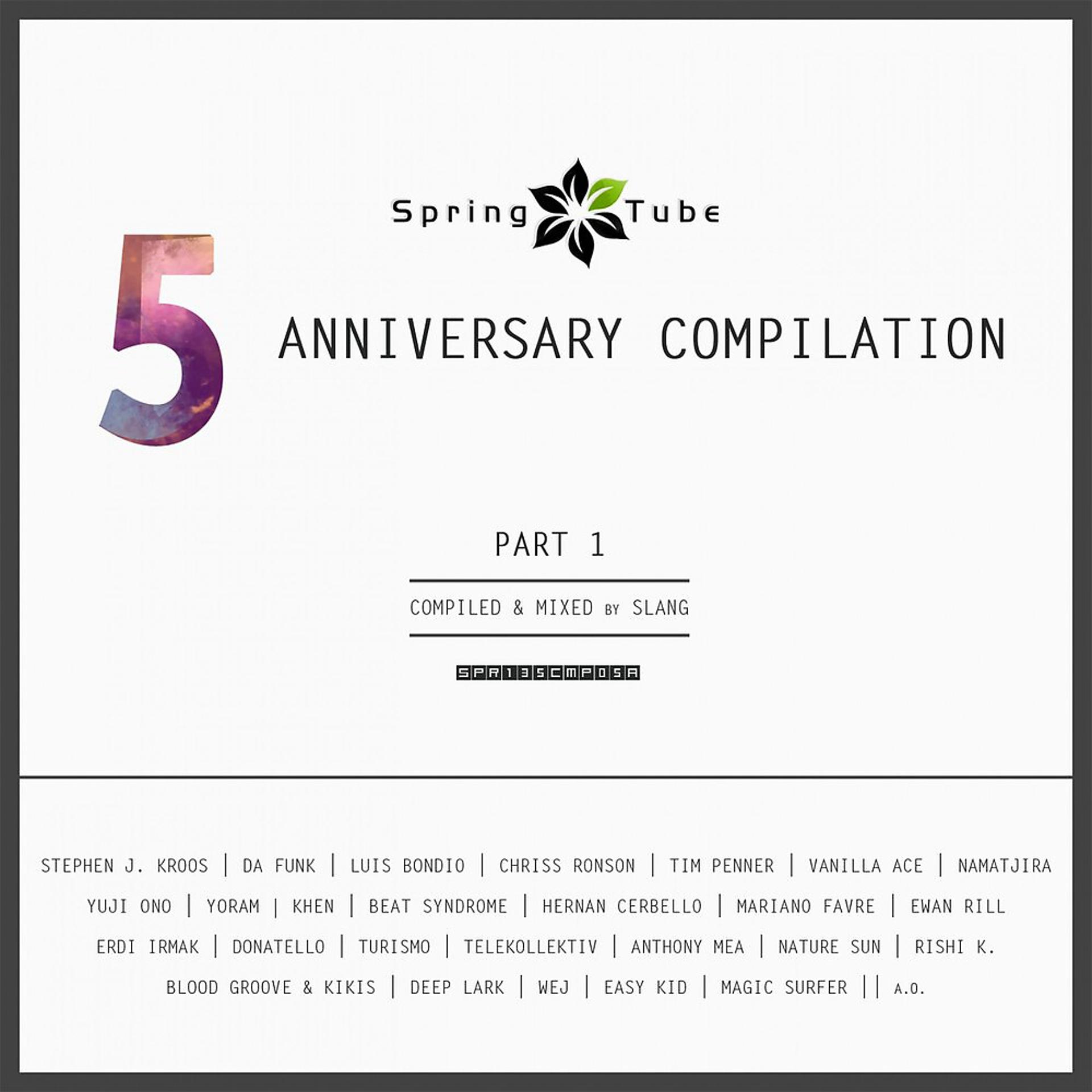 Постер альбома Spring Tube 5th Anniversary Compilation, Pt. 1 (Compiled and Mixed by DJ Slang)