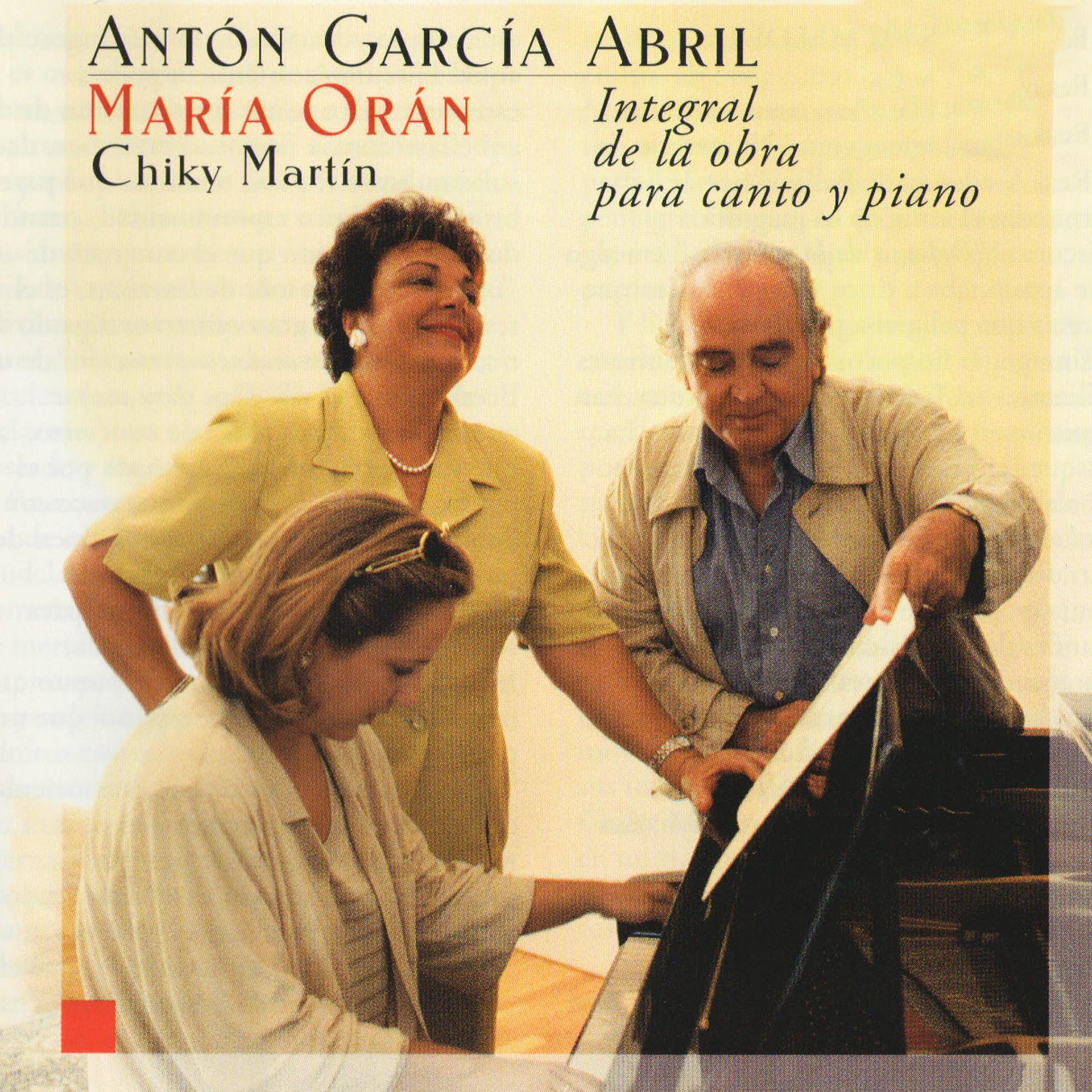 Постер альбома Antón García Abril. Integral de la Obra para Canto y Piano
