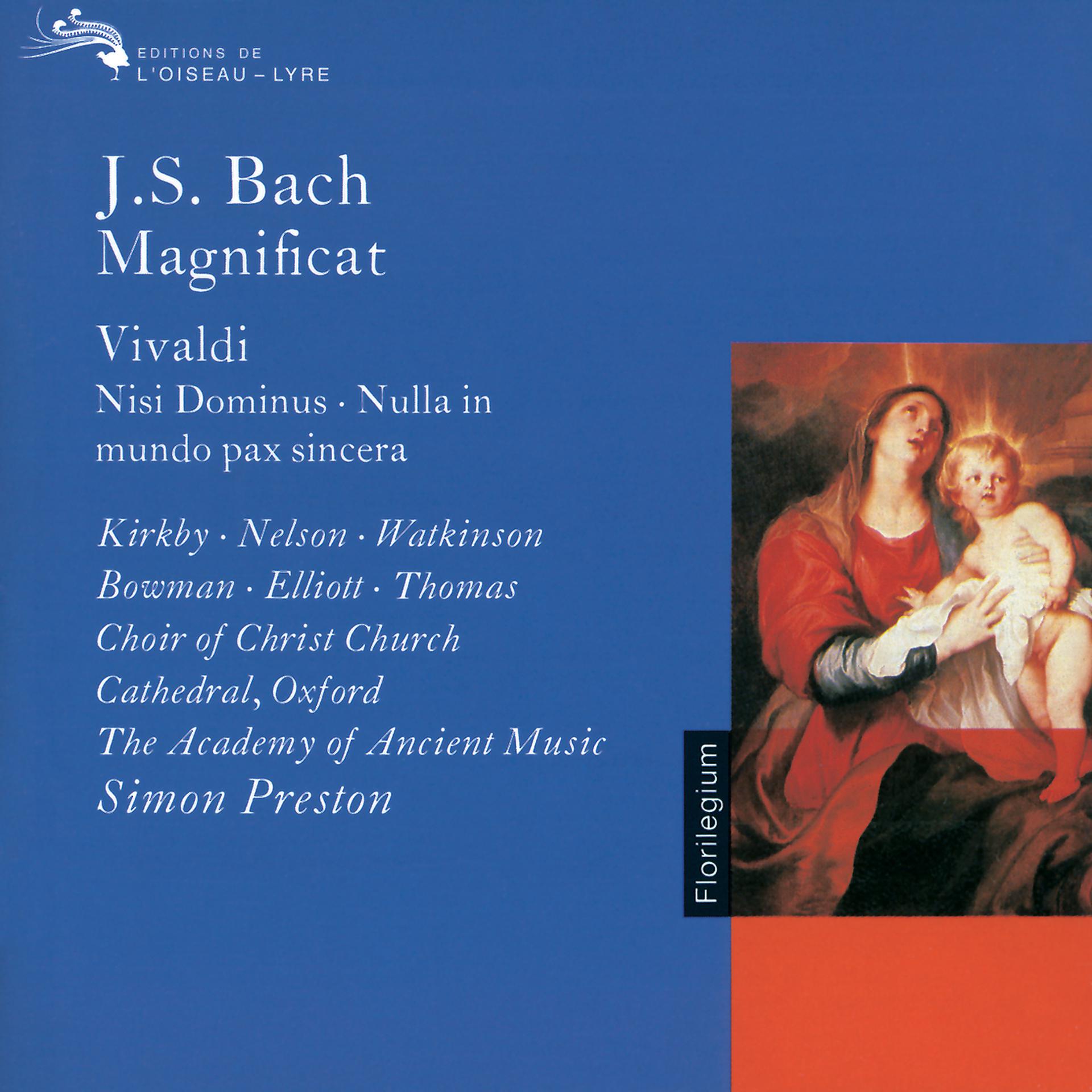 Постер альбома Bach, J.S. / Vivaldi: Magnificat / Nisi Dominus / Nulla in Mundo Pax Sincera etc.