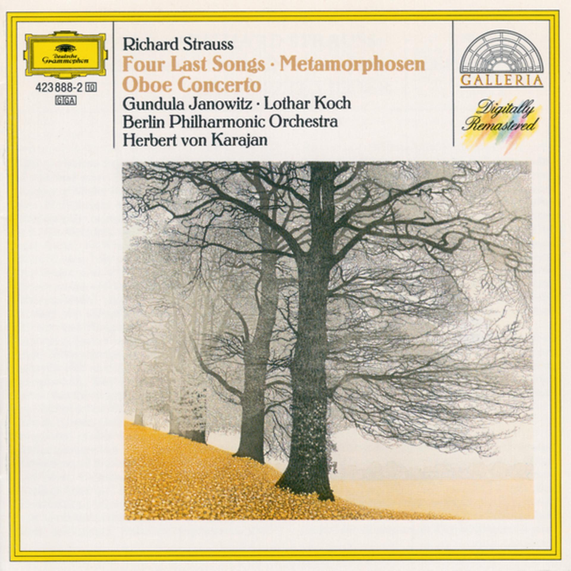 Постер альбома Strauss, R.: Four Last Songs; Metamorphoses; Oboe Concerto
