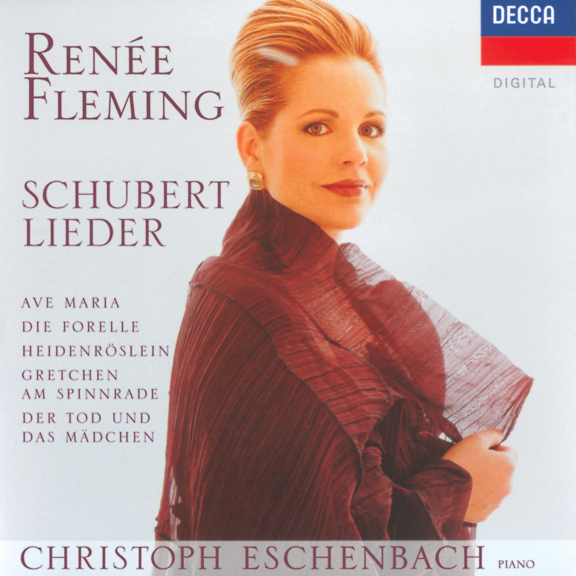 Постер альбома Schubert: Lieder - Ave Maria; Die Forelle; Heidenröslein; Gretchen am Spinnrade; Der Tod und das Mädchen