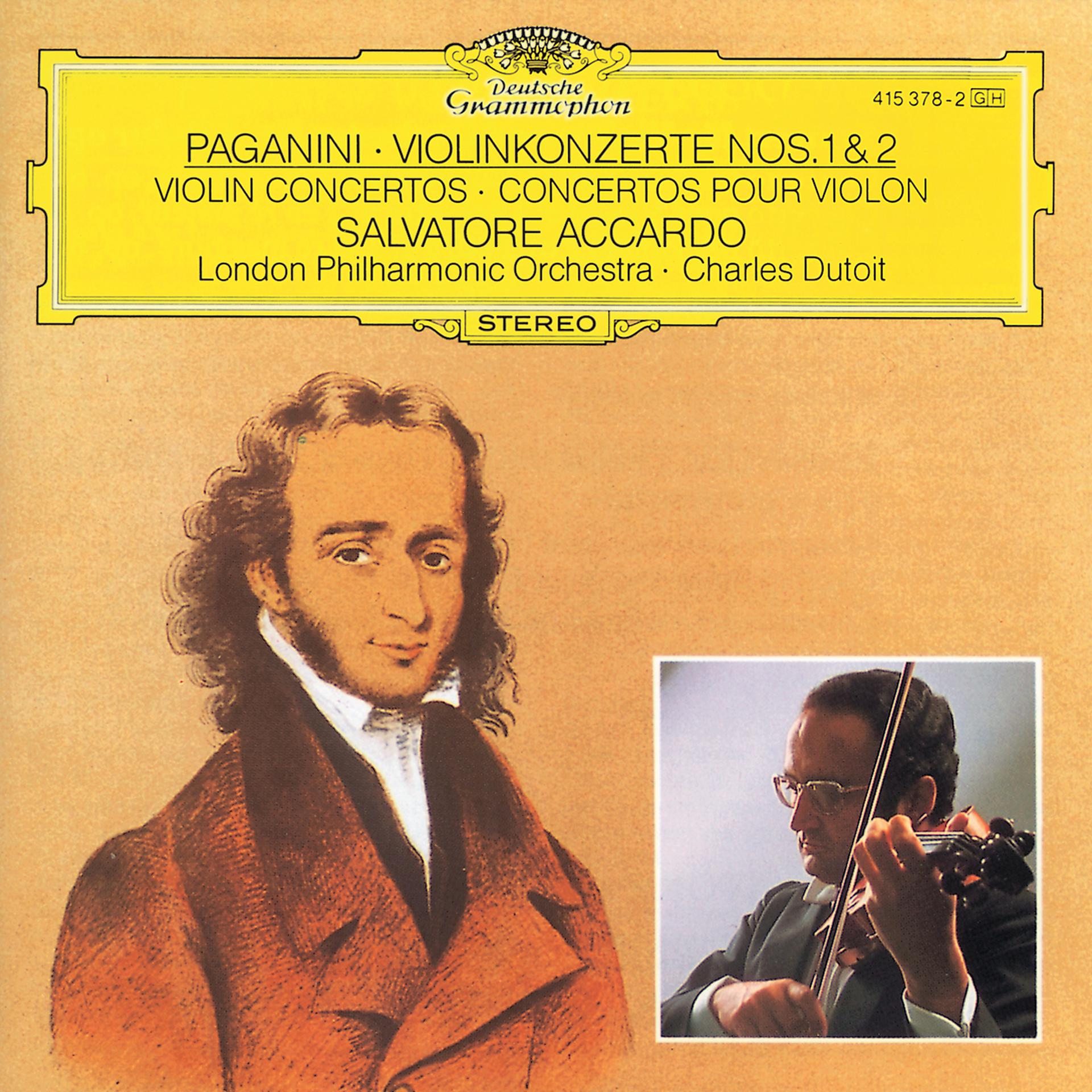 Постер альбома Paganini: Violin Concertos Nos.1 & 2