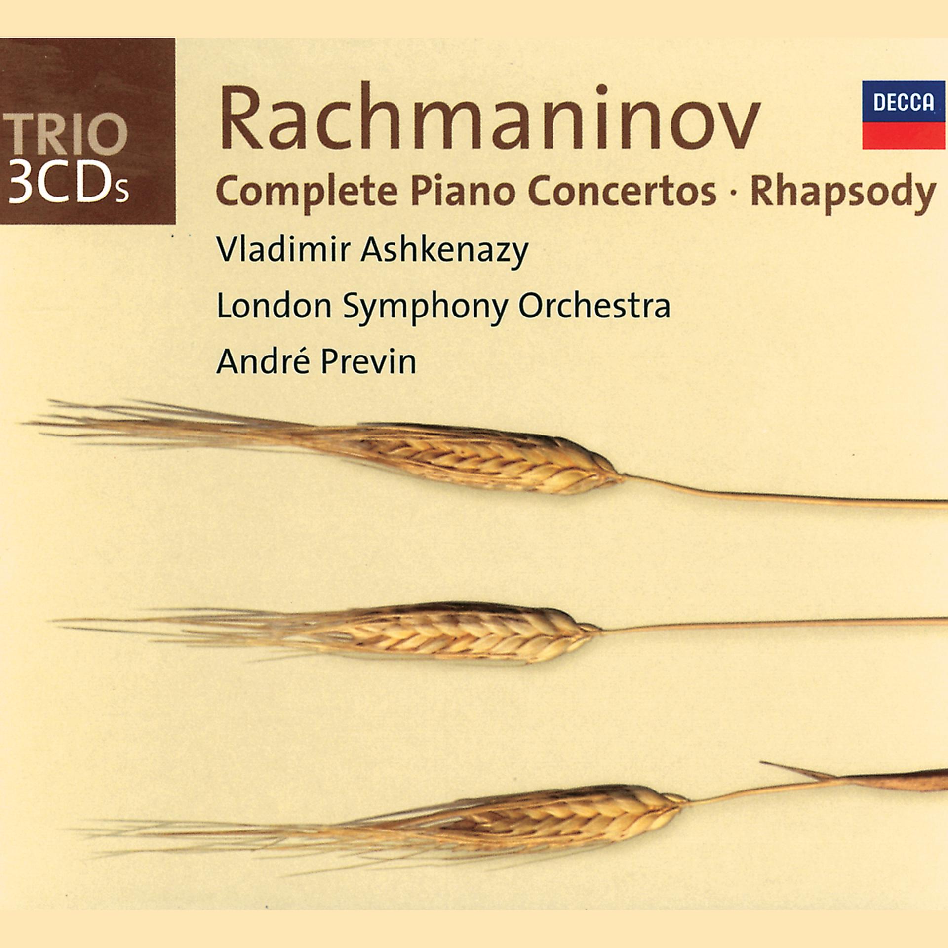Постер альбома Rachmaninov: Complete Piano Concertos/Rhapsody on a Theme of Paganini