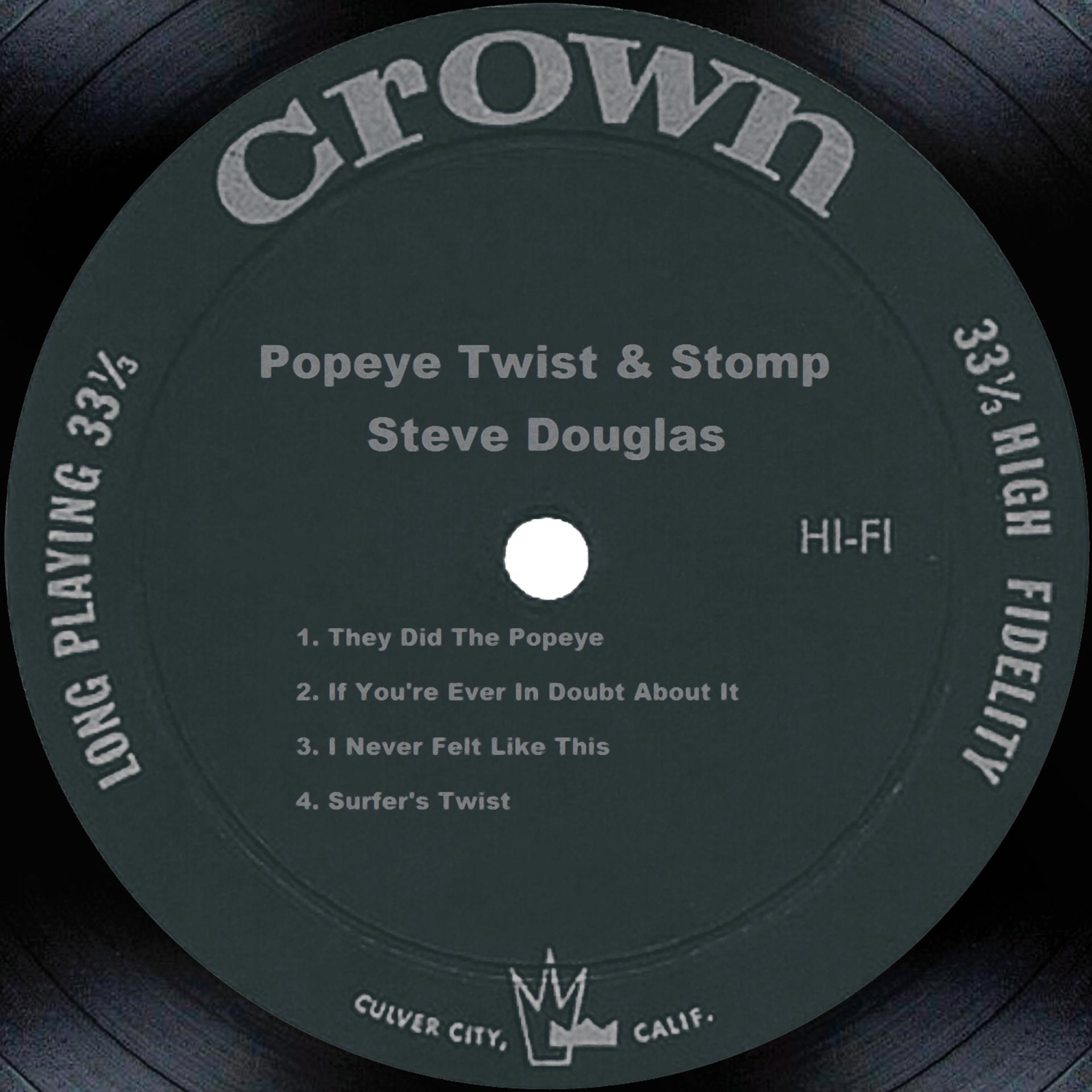 Постер альбома Popeye Twist & Stomp
